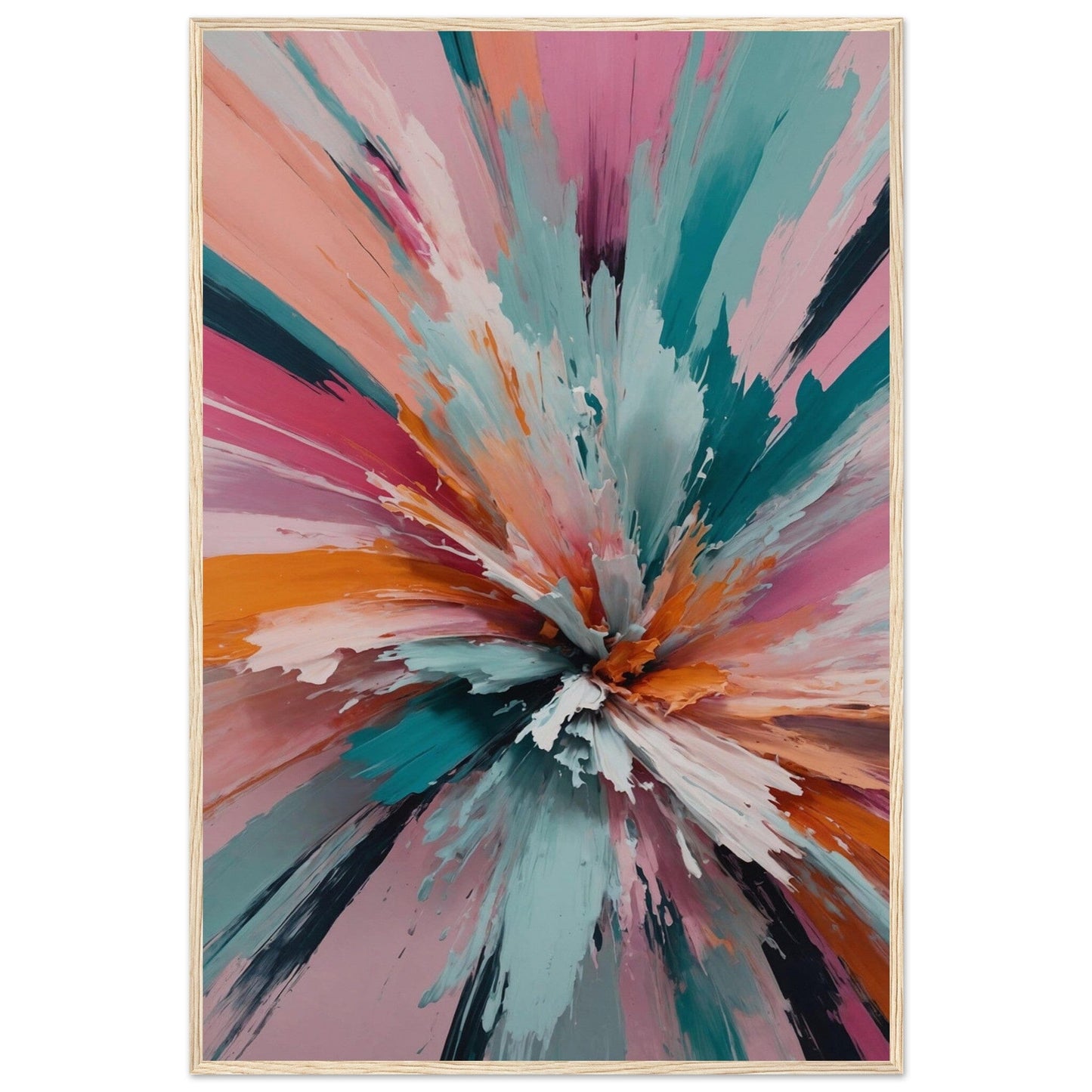 Premium Matte Paper Wooden Framed Poster - Exklusive Kunst in stilvollen Holzrahmen Print Material Modern Masterpieces 60x90 cm / 24x36″ Wood frame