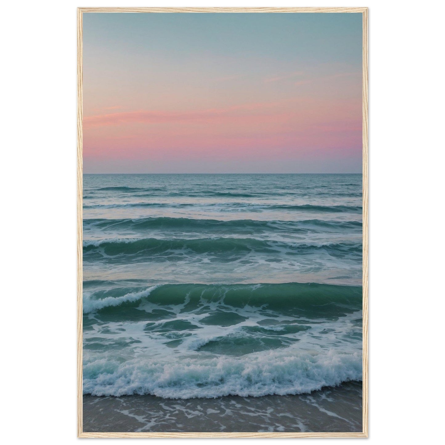 Premium Matte Paper Wooden Framed Poster - Exklusive Kunst in stilvollen Holzrahmen Print Material Modern Masterpieces 60x90 cm / 24x36″ Wood frame