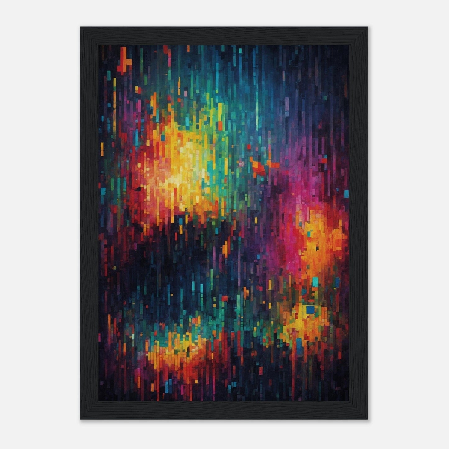 Premium Matte Paper Wooden Framed Poster - Exklusive Kunst in stilvollen Holzrahmen Print Material Modern Masterpieces A4 21x29.7 cm / 8x12″ Black frame