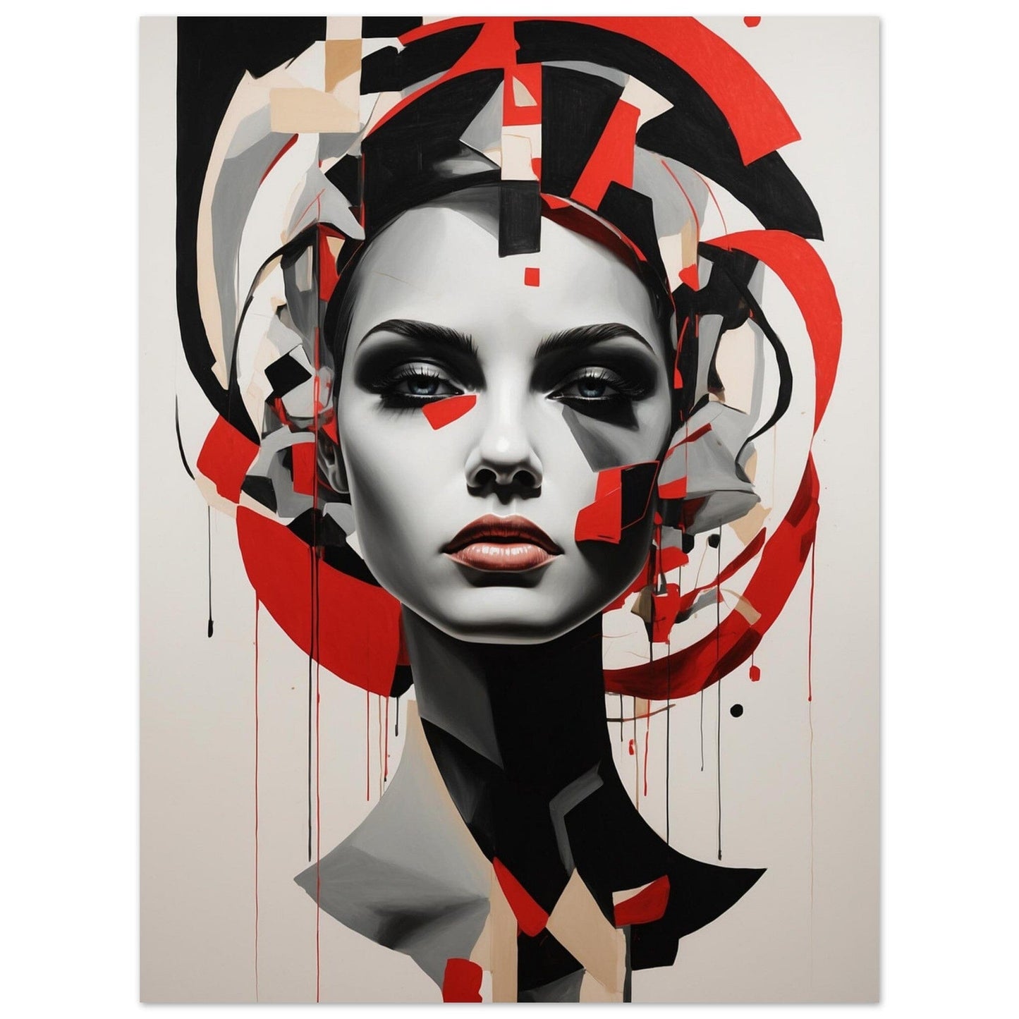 Premium Semi-Glossy Paper Poster Print Material Modern Masterpieces 15x20 cm / 6x8″