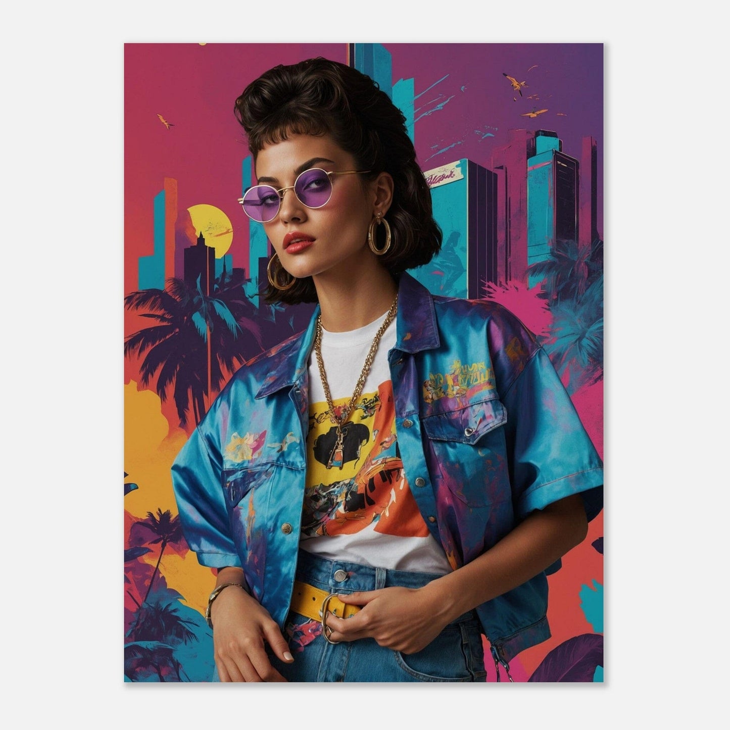 Premium Semi-Glossy Paper Poster Print Material Modern Masterpieces 15x20 cm / 6x8″