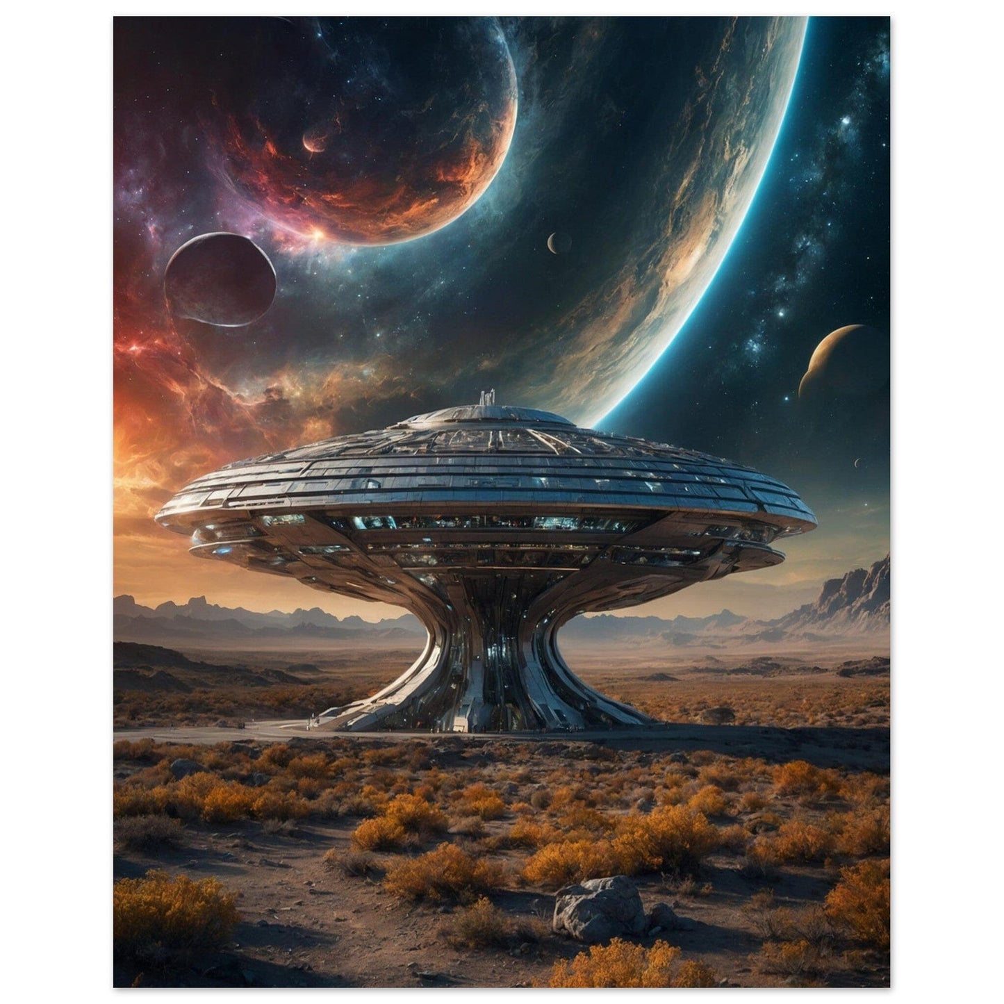 Premium Semi-Glossy Paper Poster Print Material Modern Masterpieces 20x25 cm / 8x10″