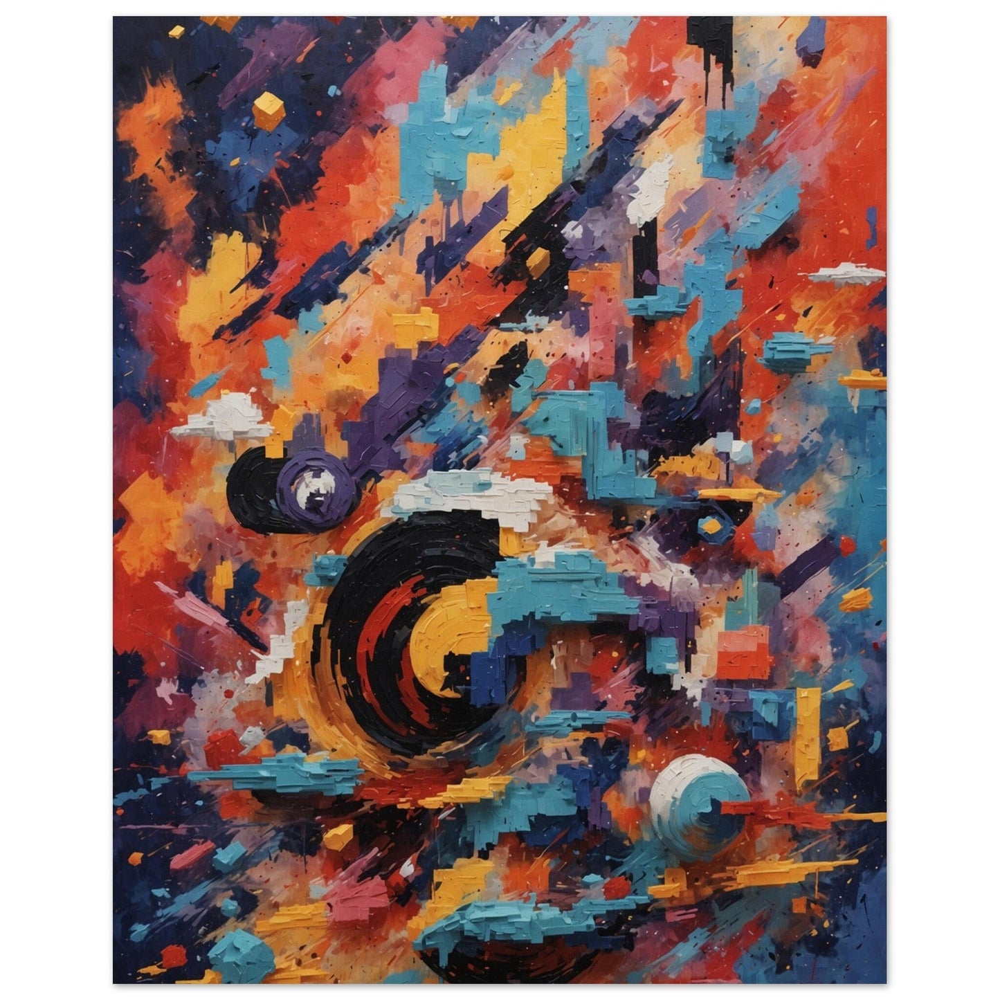 Premium Semi-Glossy Paper Poster Print Material Modern Masterpieces 20x25 cm / 8x10″