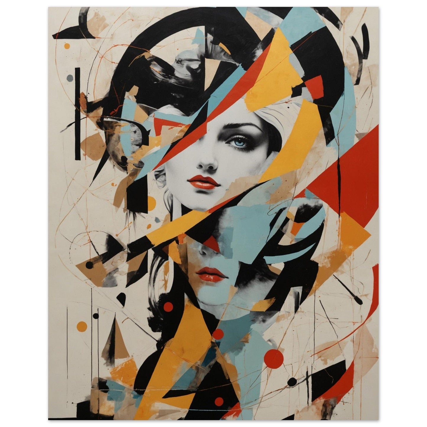 Premium Semi-Glossy Paper Poster Print Material Modern Masterpieces 20x25 cm / 8x10″