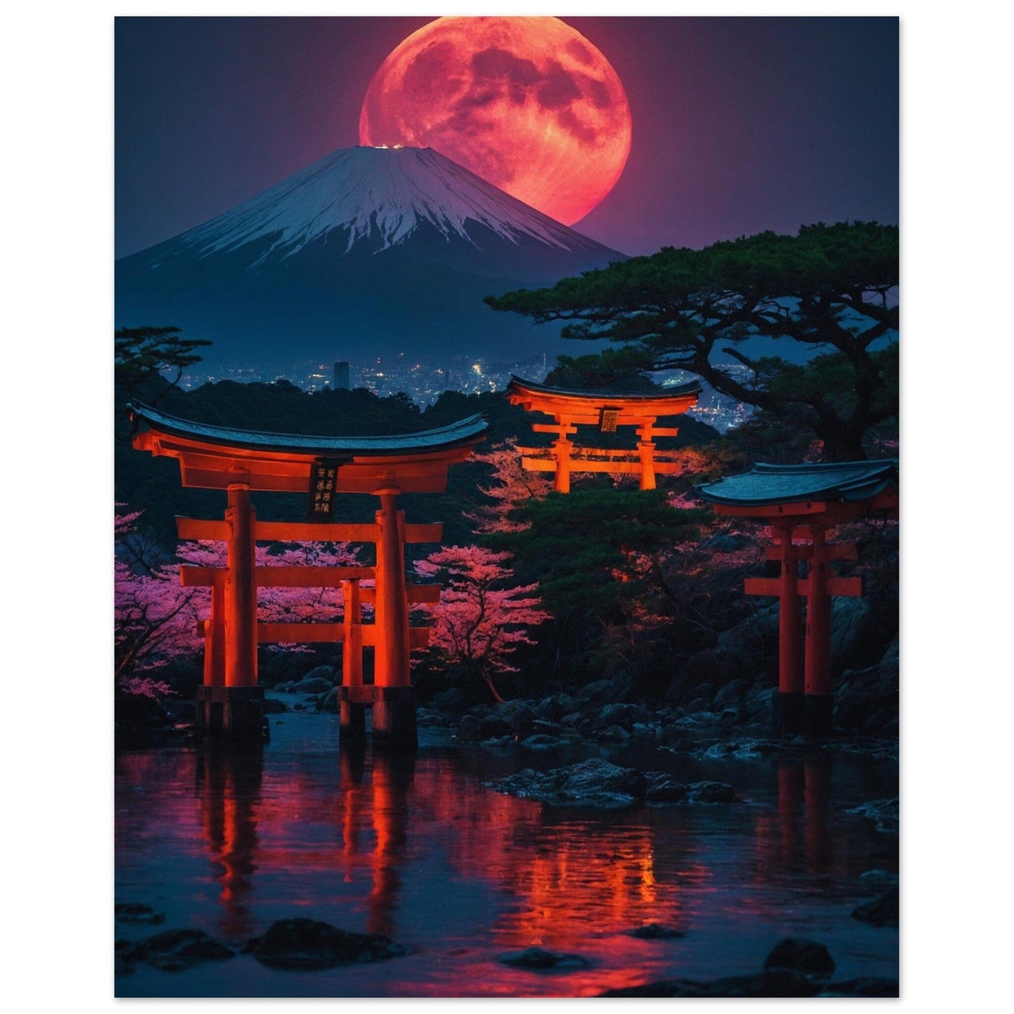 Premium Semi-Glossy Paper Poster Print Material Modern Masterpieces 20x25 cm / 8x10″
