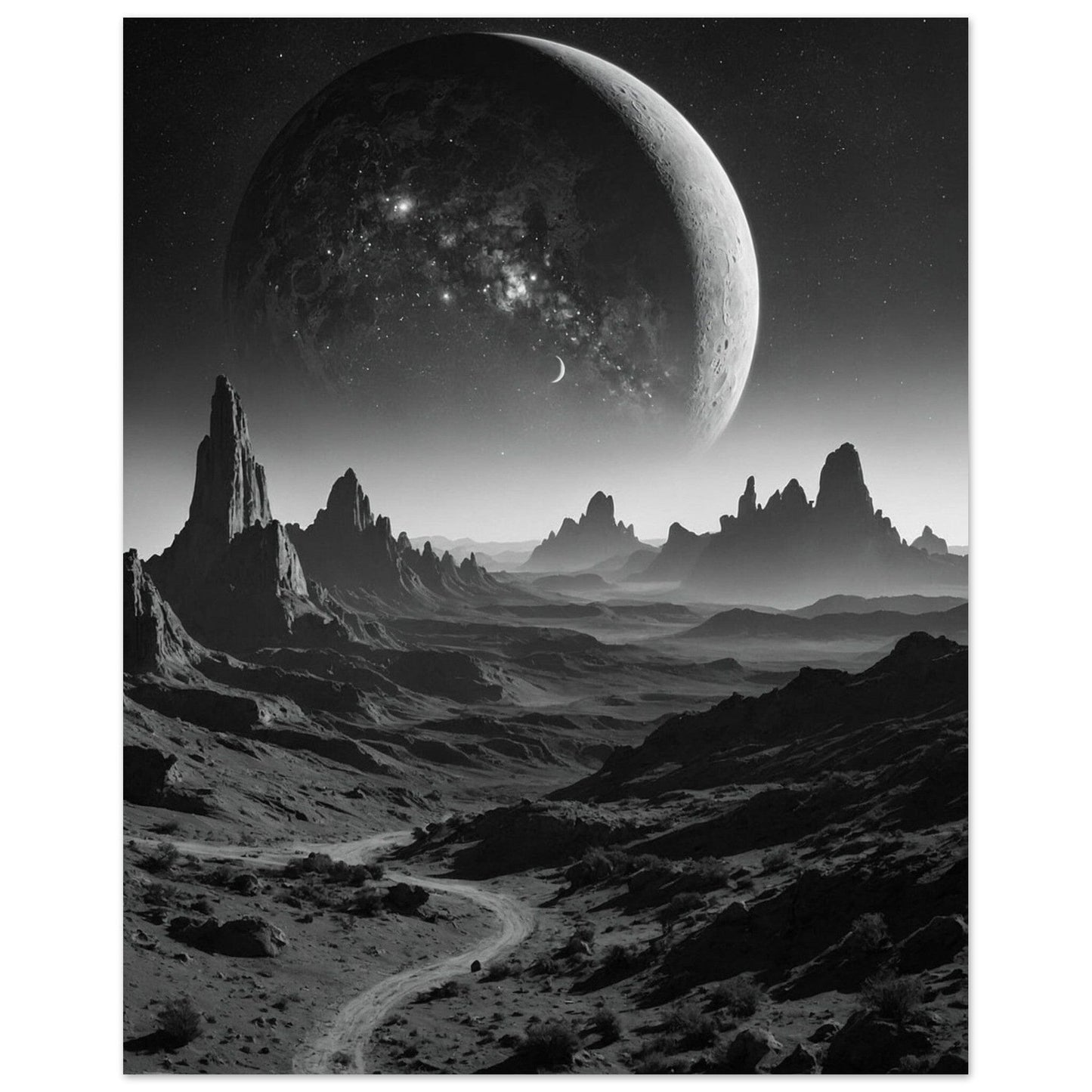 Premium Semi-Glossy Paper Poster Print Material Modern Masterpieces 20x25 cm / 8x10″
