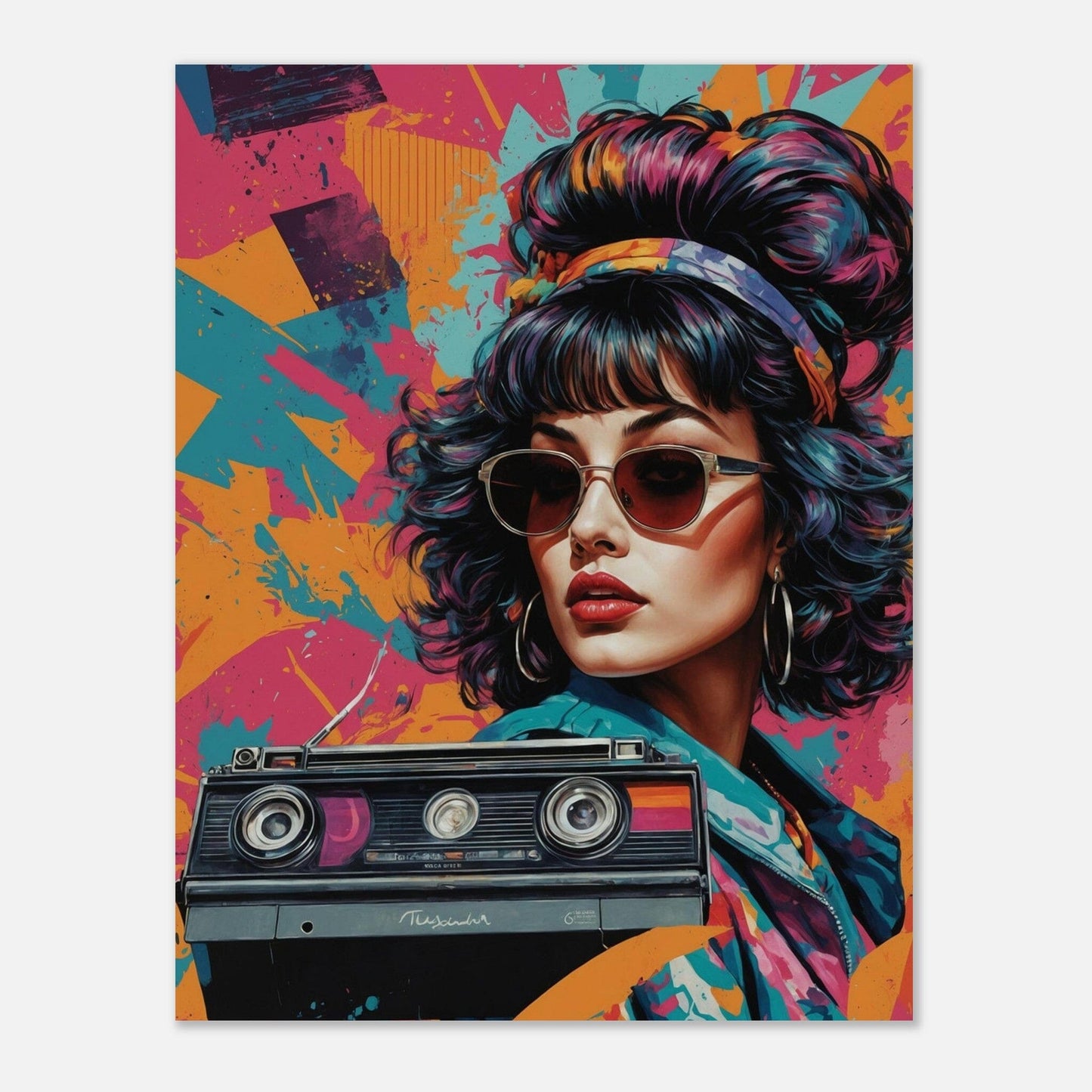 Premium Semi-Glossy Paper Poster Print Material Modern Masterpieces 27x35 cm / 11x14″