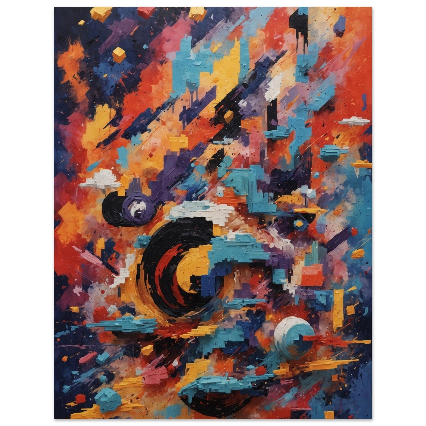 Premium Semi-Glossy Paper Poster Print Material Modern Masterpieces 27x35 cm / 11x14″