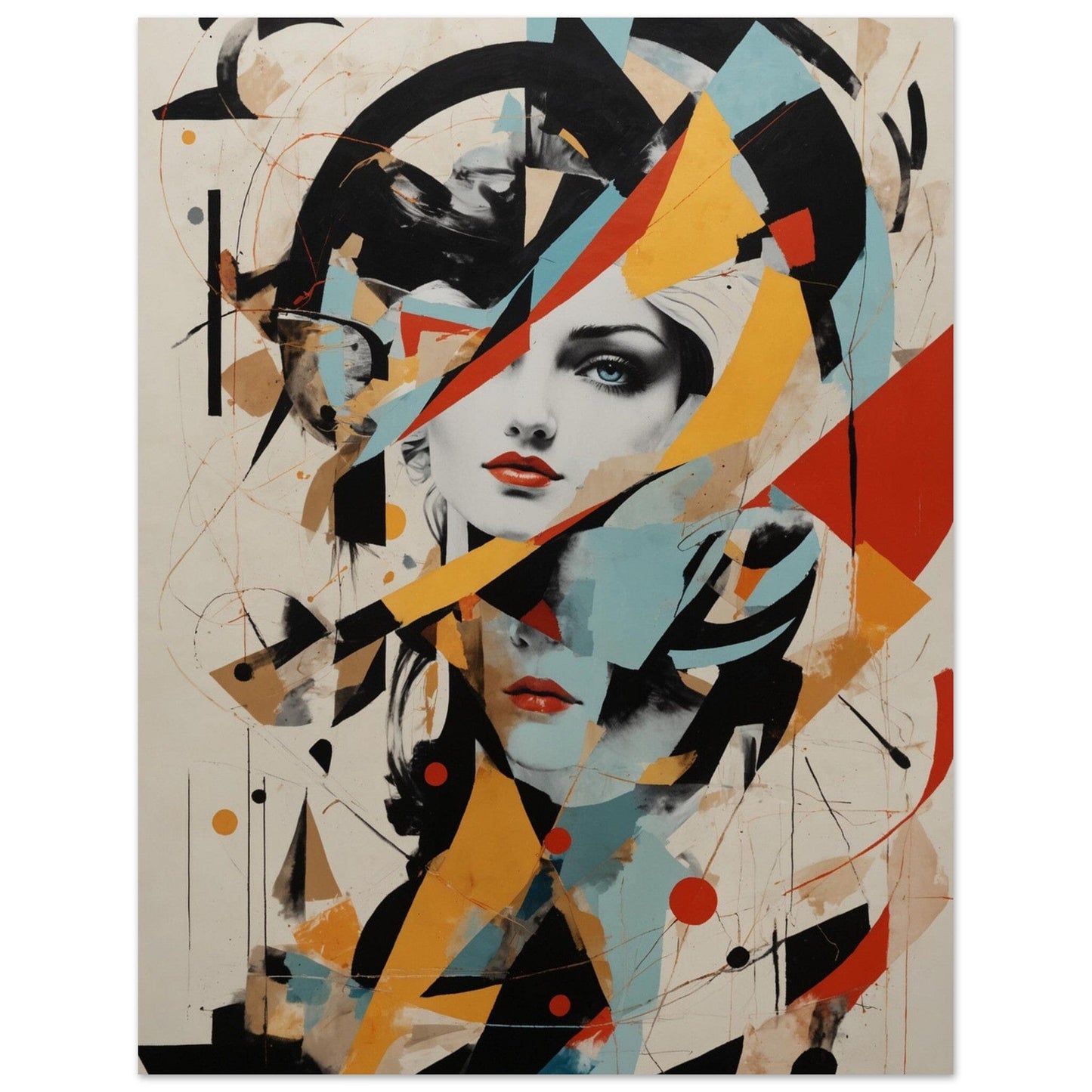 Premium Semi-Glossy Paper Poster Print Material Modern Masterpieces 27x35 cm / 11x14″