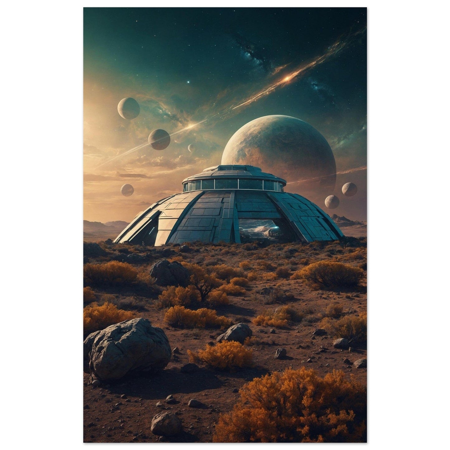 Premium Semi-Glossy Paper Poster Print Material Modern Masterpieces 28x43 cm / XL (11x17″)
