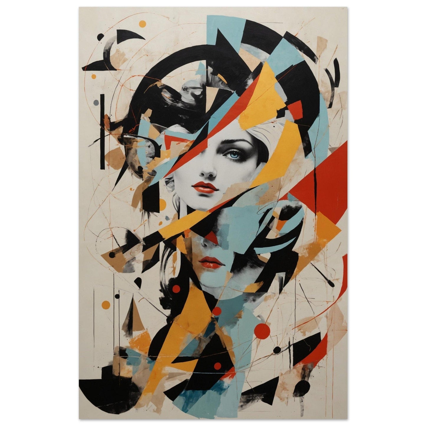 Premium Semi-Glossy Paper Poster Print Material Modern Masterpieces 28x43 cm / XL (11x17″)