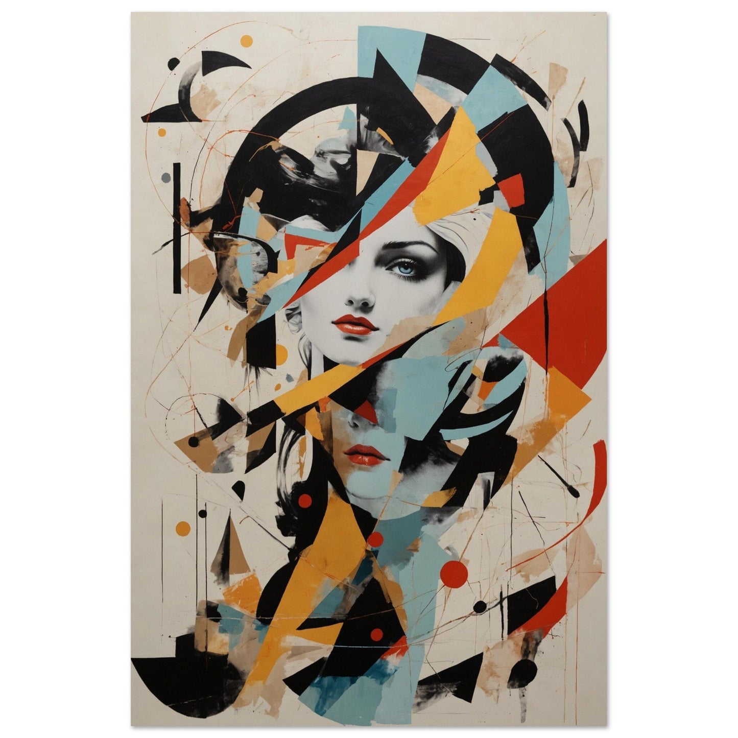 Premium Semi-Glossy Paper Poster Print Material Modern Masterpieces 40x60 cm / 16x24″