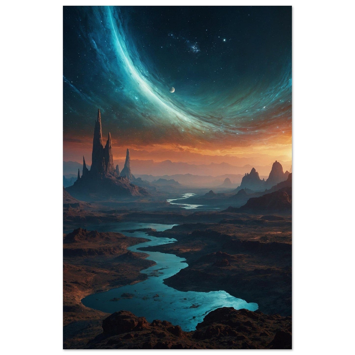 Premium Semi-Glossy Paper Poster Print Material Modern Masterpieces 40x60 cm / 16x24″