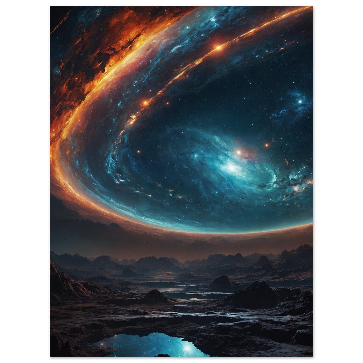 Premium Semi-Glossy Paper Poster Print Material Modern Masterpieces 45x60 cm / 18x24″