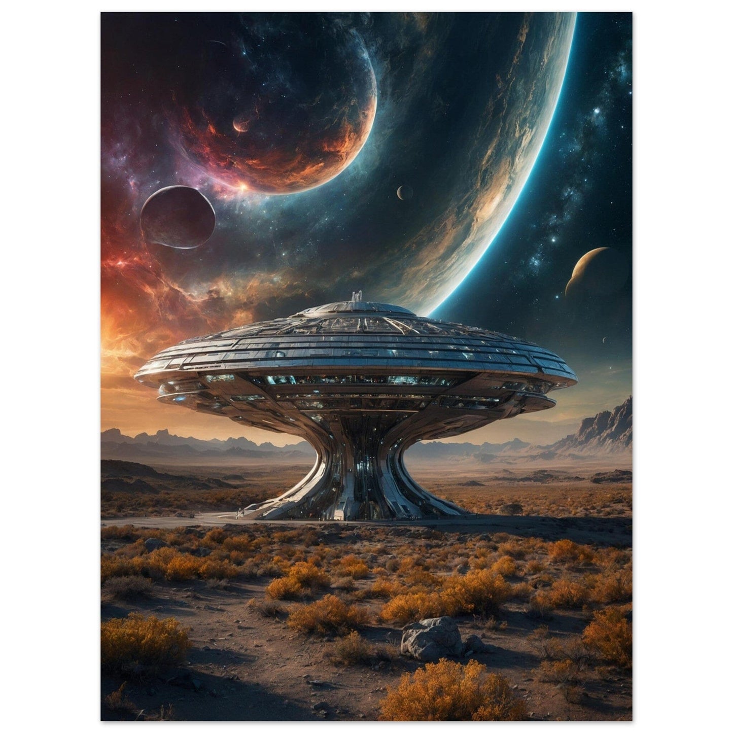 Premium Semi-Glossy Paper Poster Print Material Modern Masterpieces 45x60 cm / 18x24″