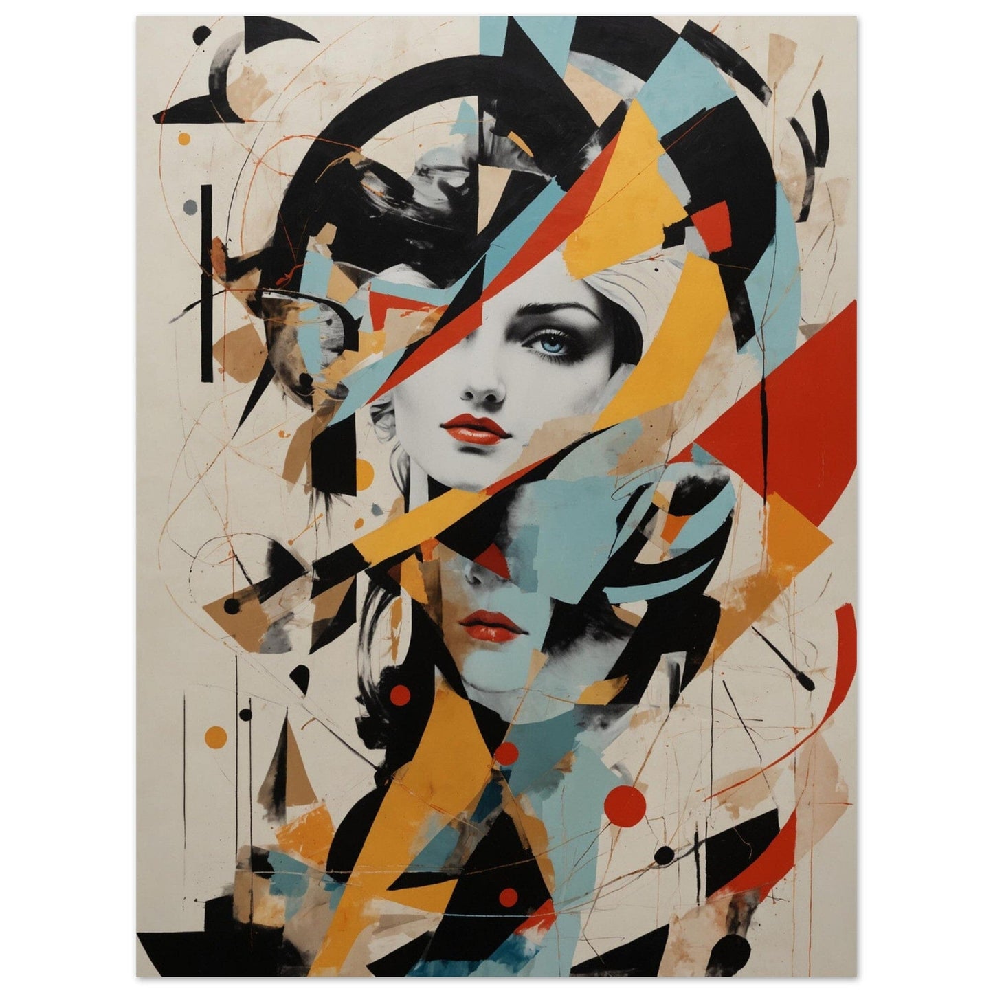 Premium Semi-Glossy Paper Poster Print Material Modern Masterpieces 45x60 cm / 18x24″