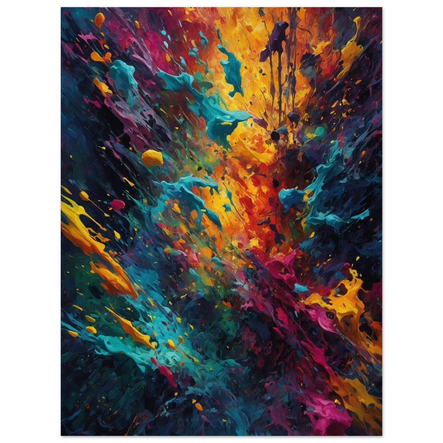 Premium Semi-Glossy Paper Poster Print Material Modern Masterpieces 45x60 cm / 18x24″