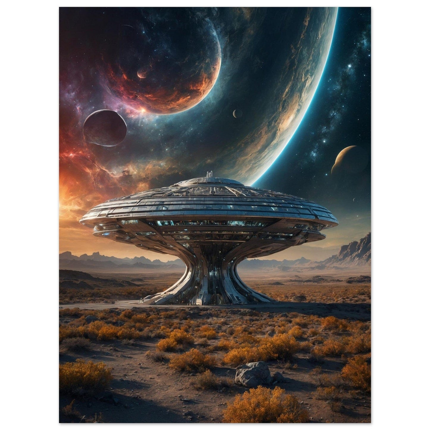 Premium Semi-Glossy Paper Poster Print Material Modern Masterpieces 60x80 cm / 24x32″