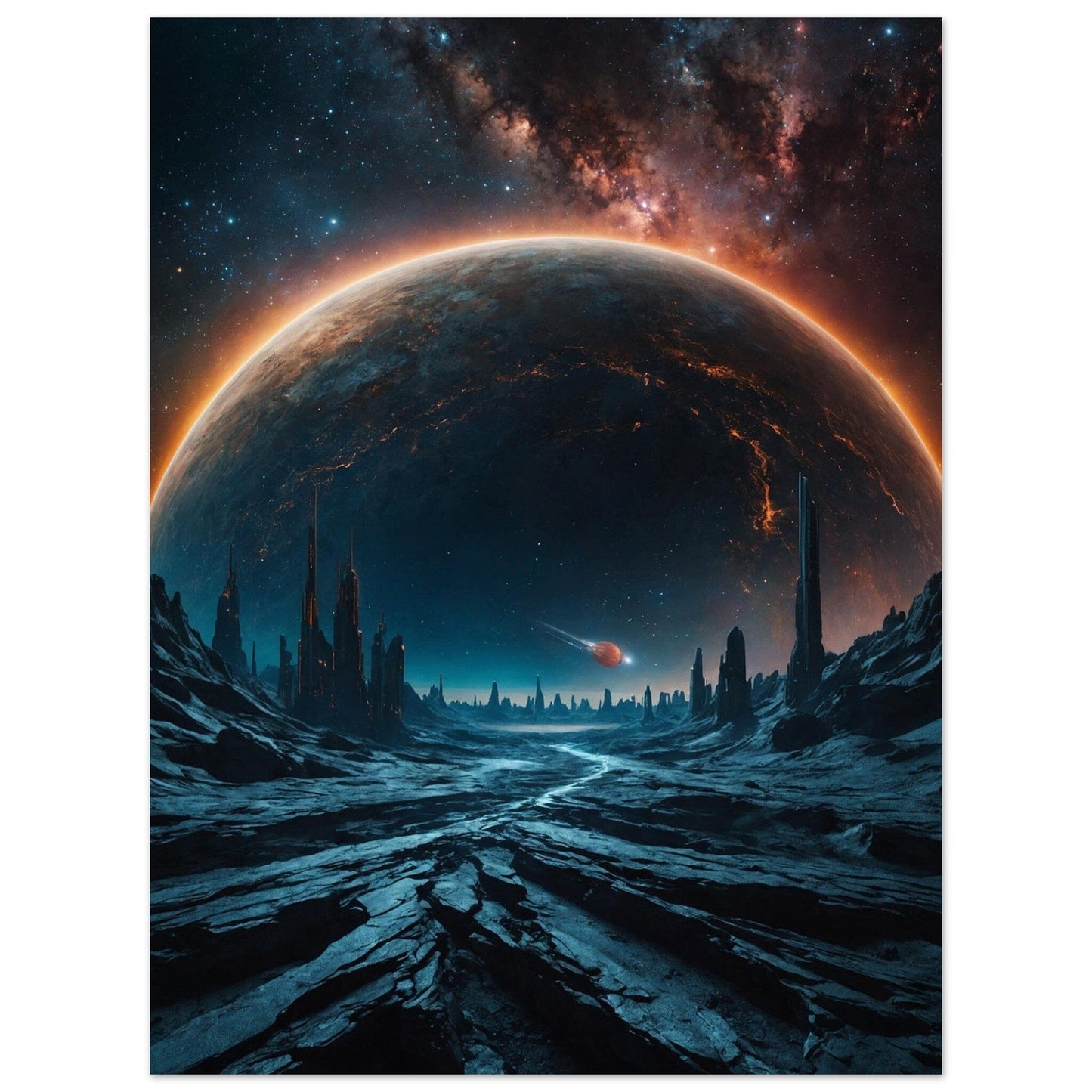 Premium Semi-Glossy Paper Poster Print Material Modern Masterpieces 60x80 cm / 24x32″