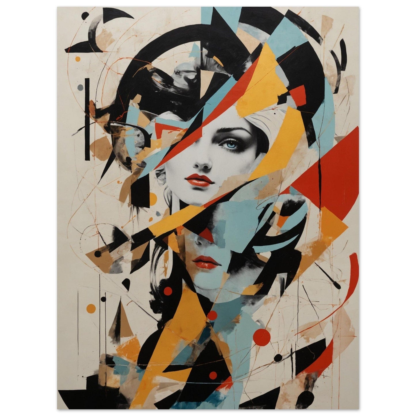 Premium Semi-Glossy Paper Poster Print Material Modern Masterpieces 60x80 cm / 24x32″