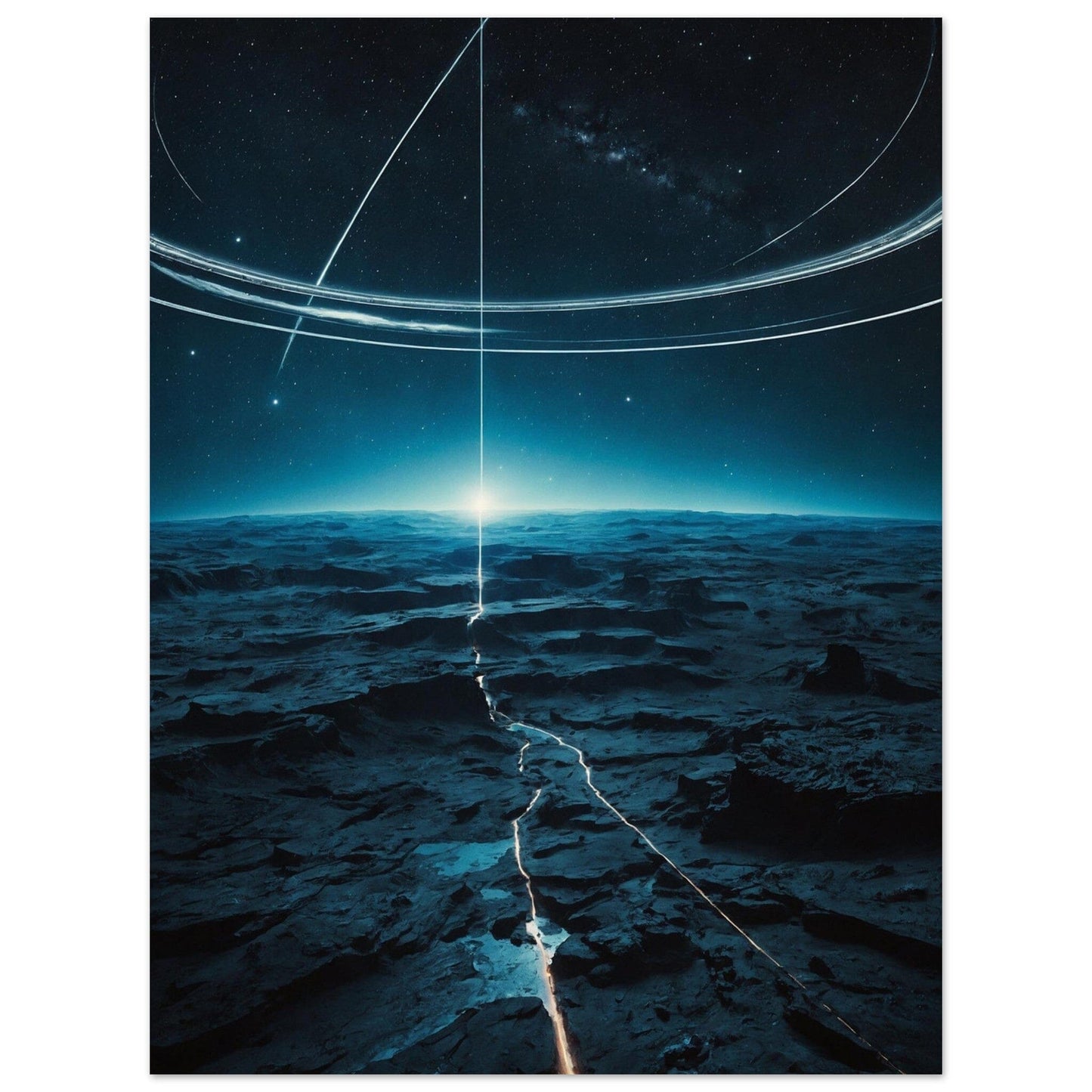 Premium Semi-Glossy Paper Poster Print Material Modern Masterpieces 60x80 cm / 24x32″