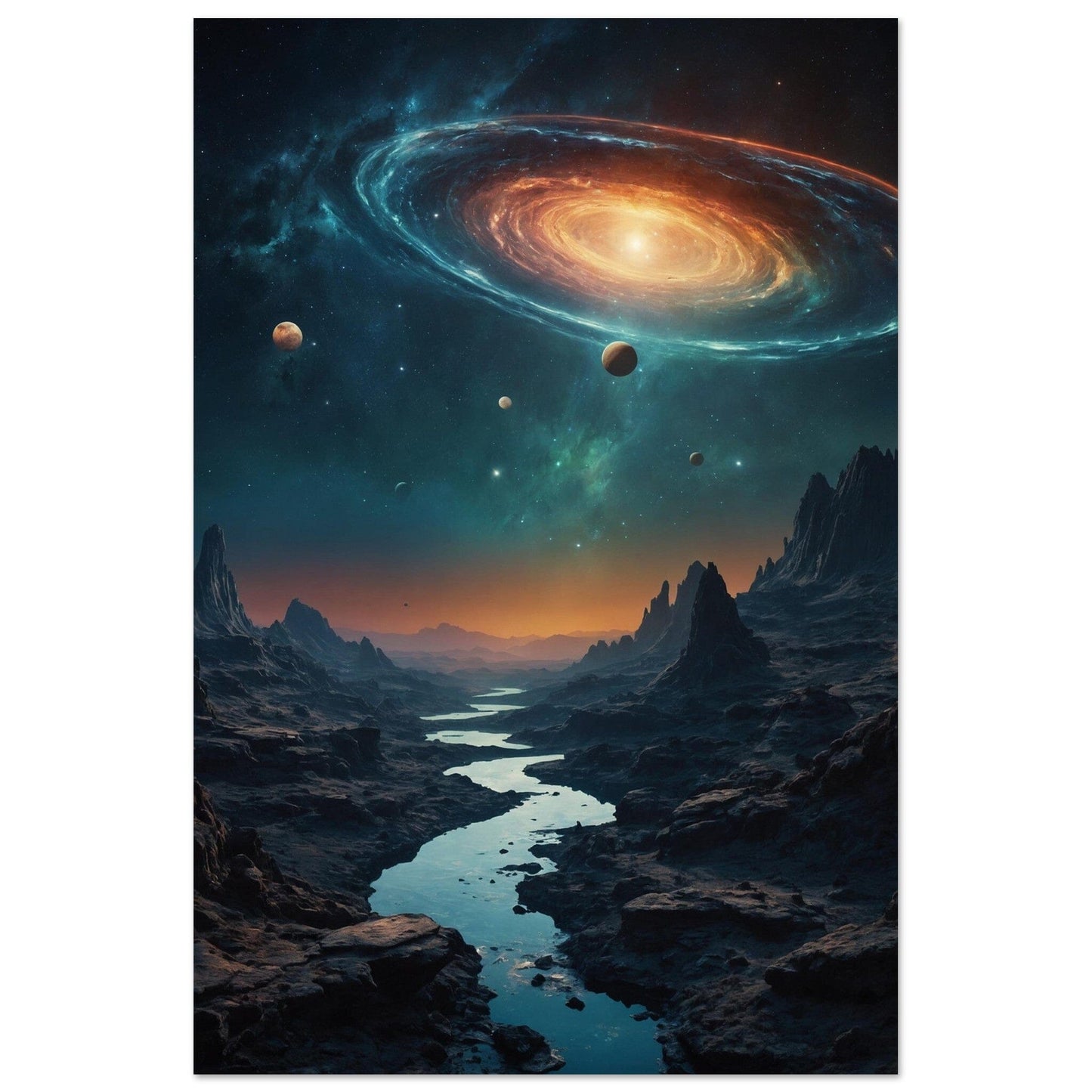 Premium Semi-Glossy Paper Poster Print Material Modern Masterpieces 60x90 cm / 24x36″