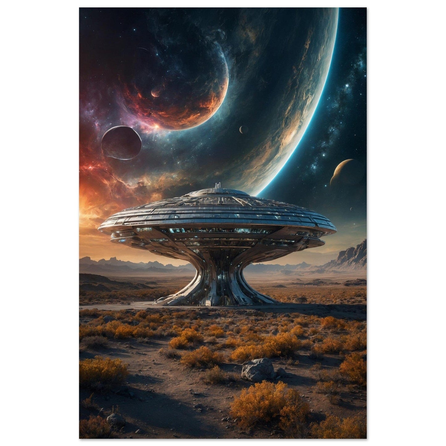 Premium Semi-Glossy Paper Poster Print Material Modern Masterpieces 60x90 cm / 24x36″
