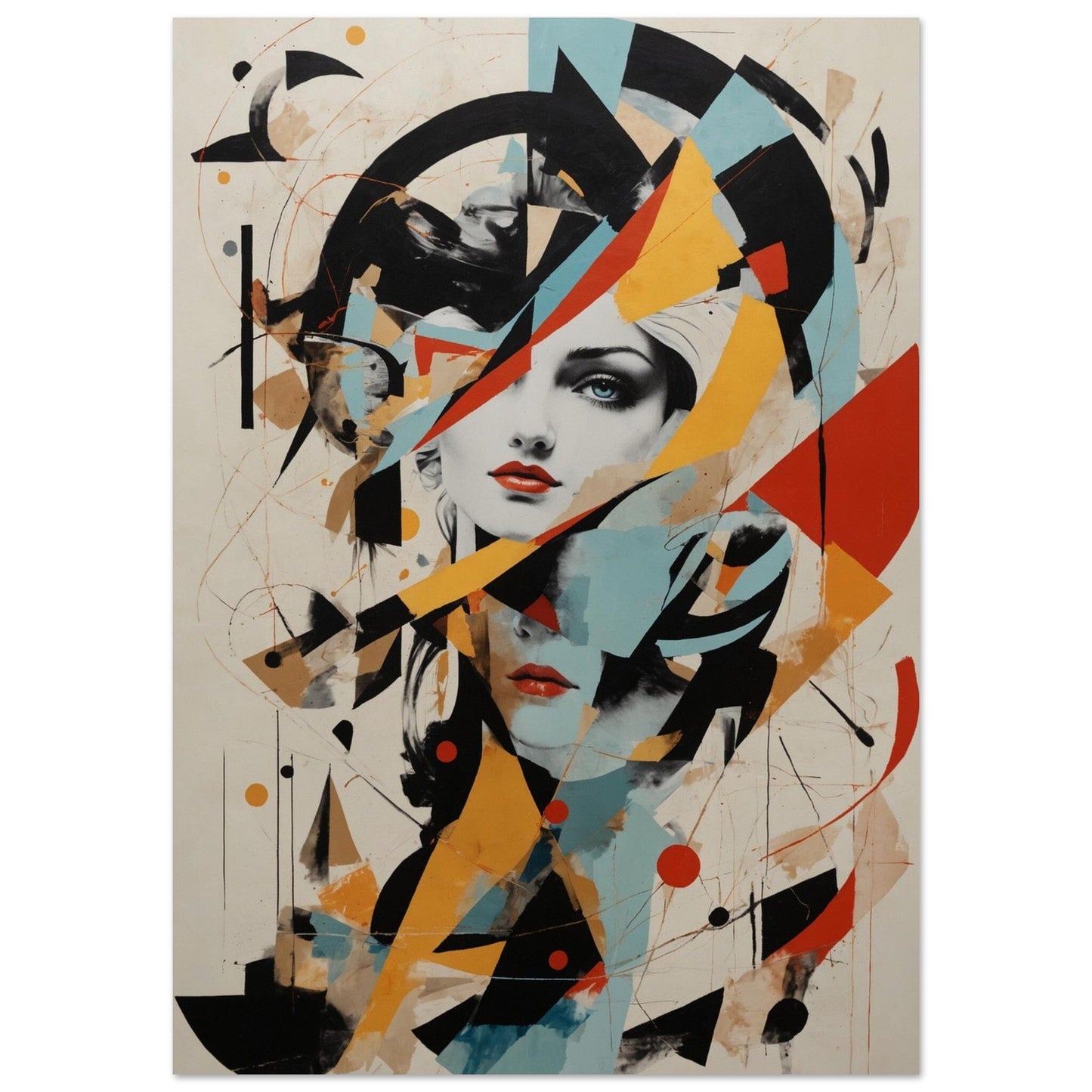 Premium Semi-Glossy Paper Poster Print Material Modern Masterpieces A1 (59.4 x 84.1 cm)