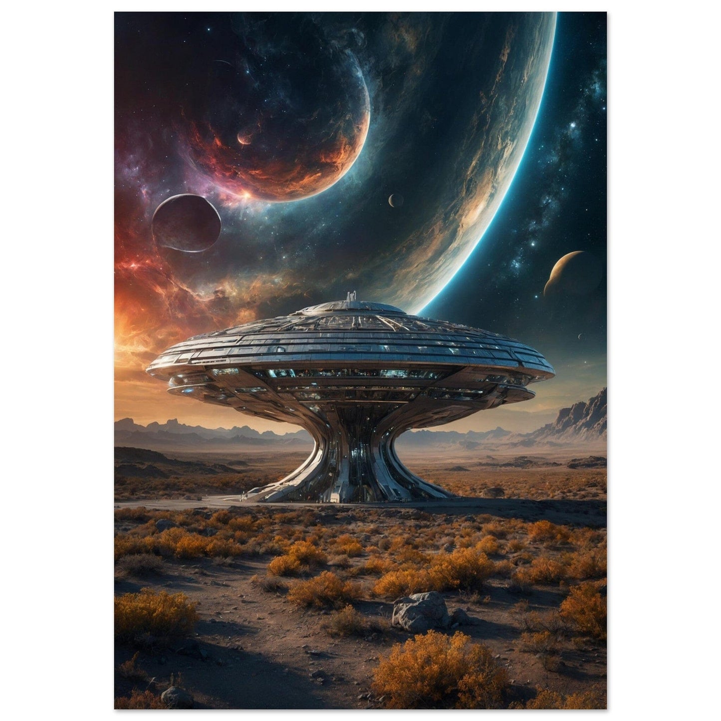 Premium Semi-Glossy Paper Poster Print Material Modern Masterpieces A1 (59.4 x 84.1 cm)