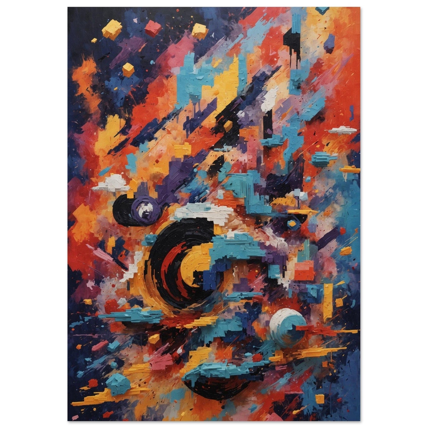 Premium Semi-Glossy Paper Poster Print Material Modern Masterpieces A2 (42 x 59.4 cm)