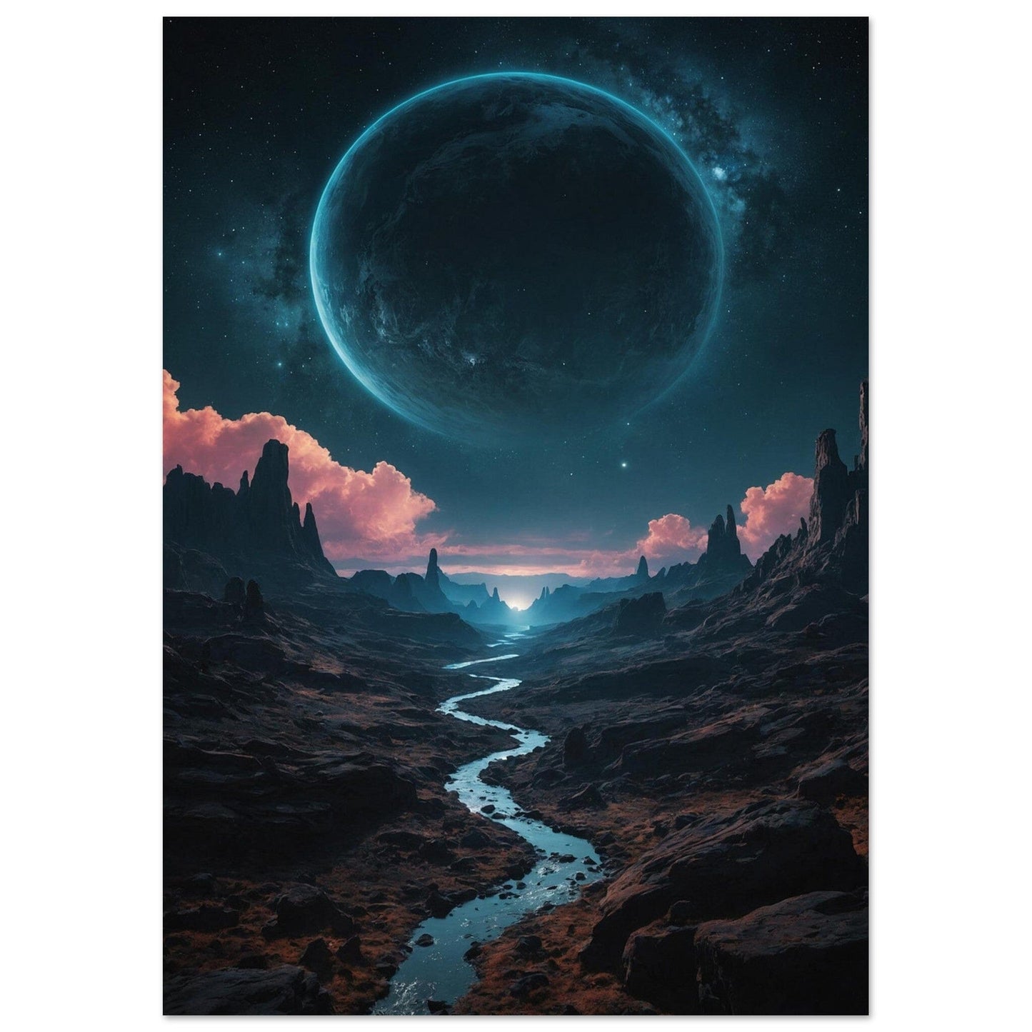 Premium Semi-Glossy Paper Poster Print Material Modern Masterpieces A4 21x29.7 cm / 8x12″