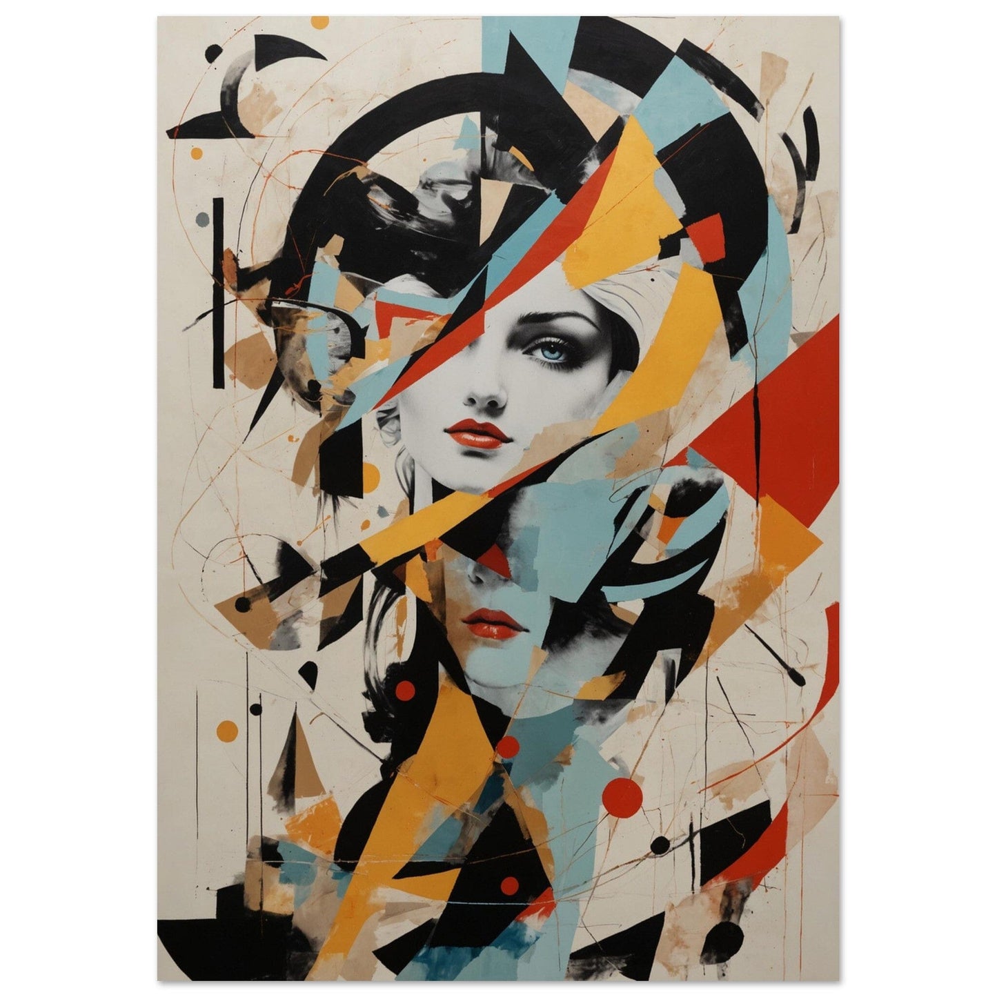 Premium Semi-Glossy Paper Poster Print Material Modern Masterpieces A4 21x29.7 cm / 8x12″