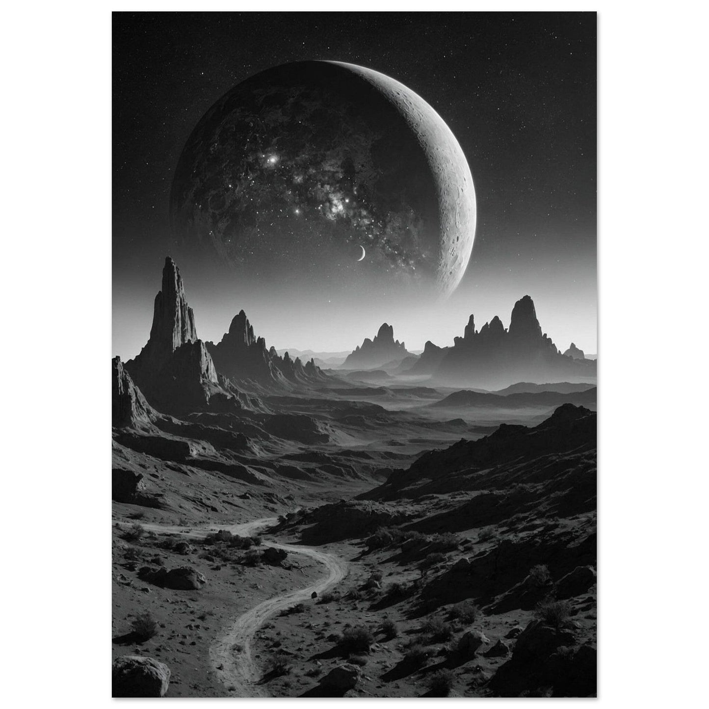 Premium Semi-Glossy Paper Poster Print Material Modern Masterpieces A4 21x29.7 cm / 8x12″