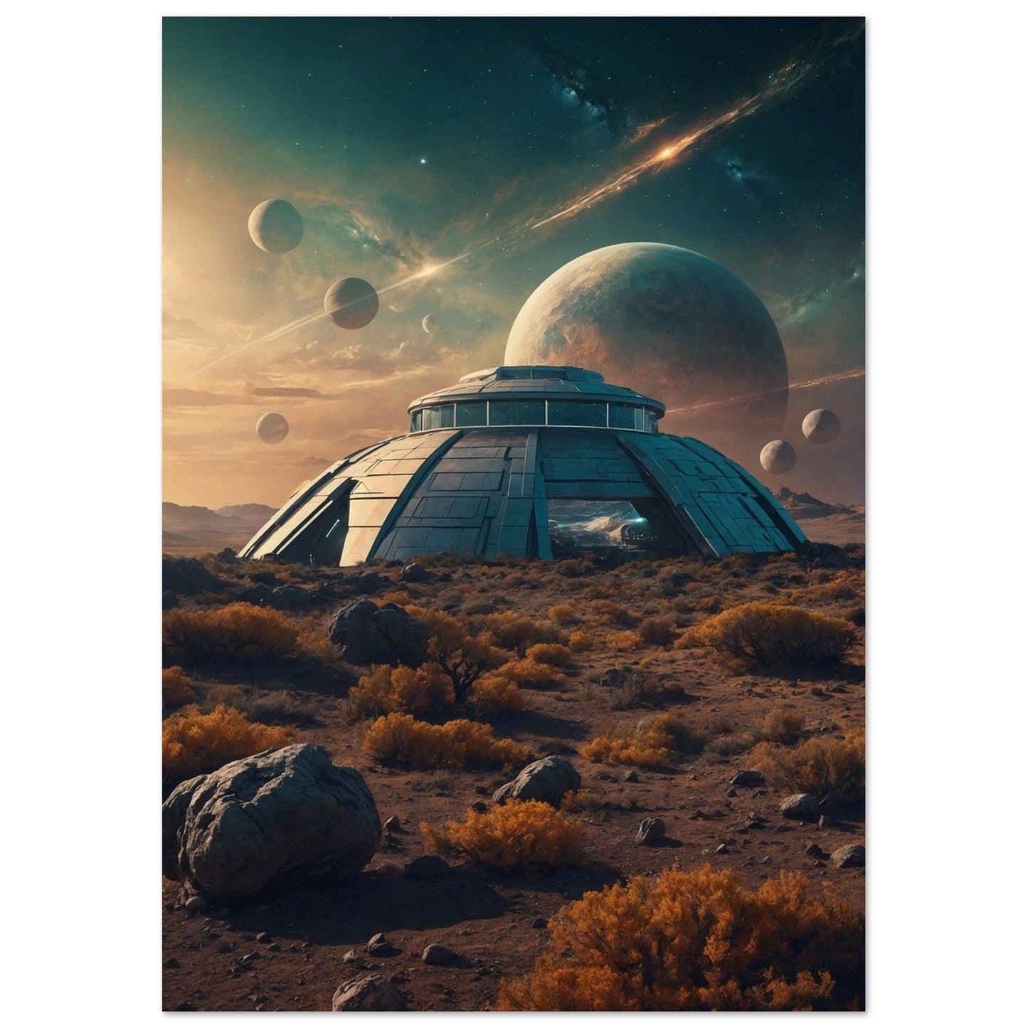 Premium Semi-Glossy Paper Poster Print Material Modern Masterpieces A4 21x29.7 cm / 8x12″