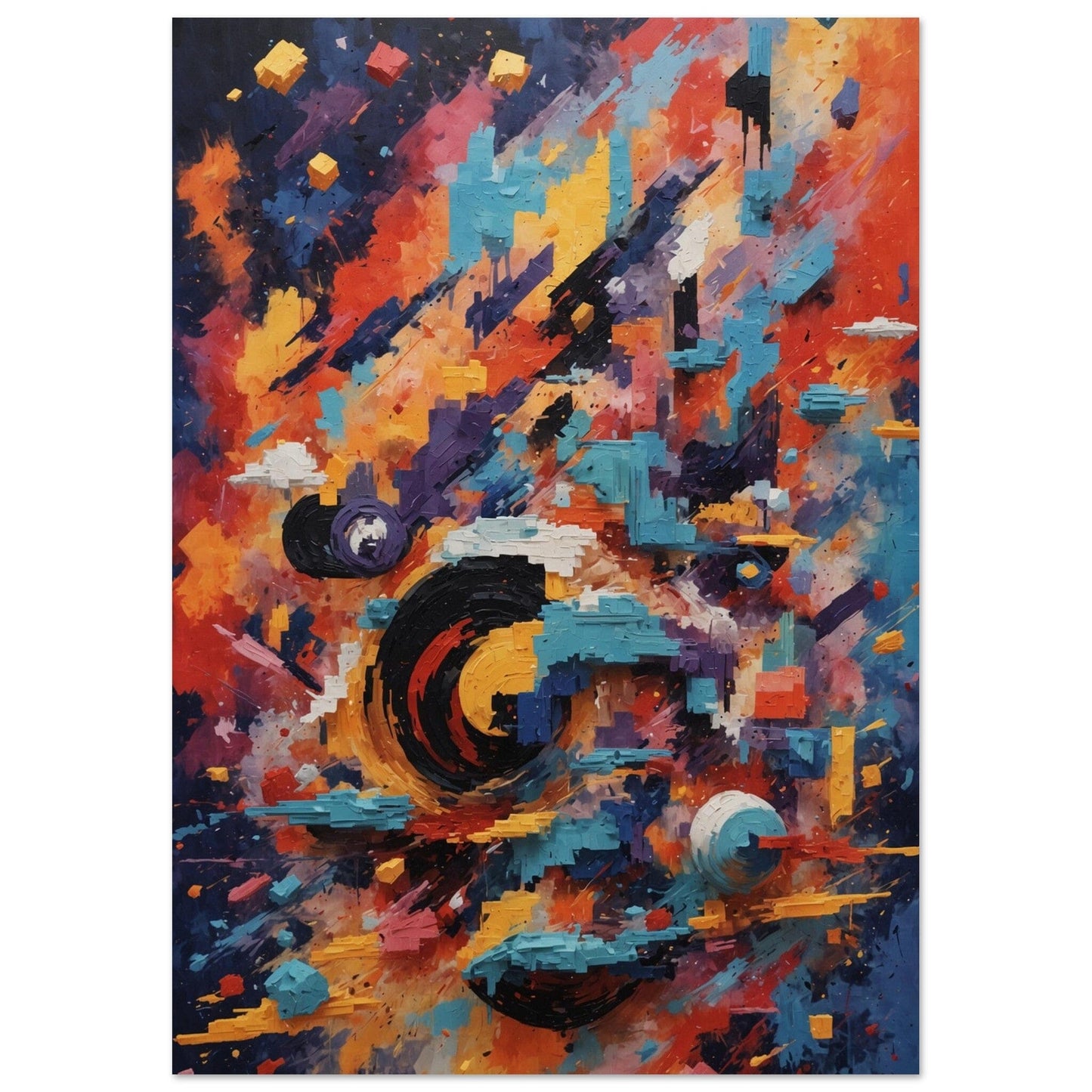 Premium Semi-Glossy Paper Poster Print Material Modern Masterpieces A4 21x29.7 cm / 8x12″