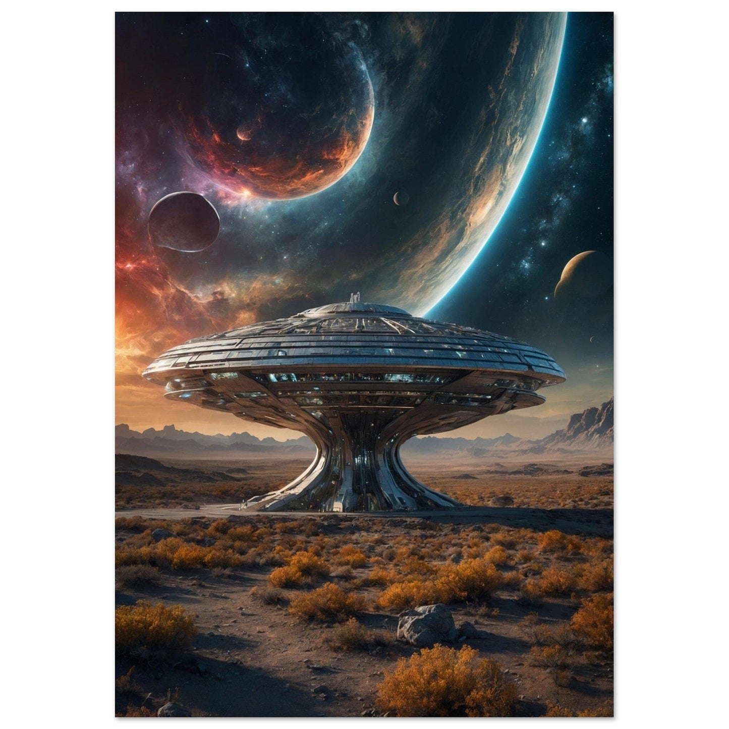 Premium Semi-Glossy Paper Poster Print Material Modern Masterpieces A4 21x29.7 cm / 8x12″