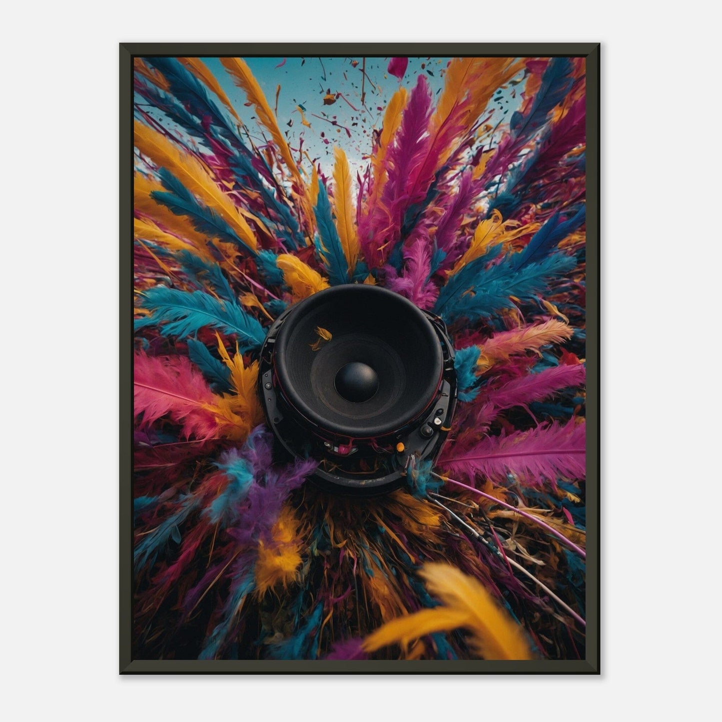 Radiant Reverie: Vibrant Dreamscape Print Material Modern Masterpieces 45x60 cm / 18x24″