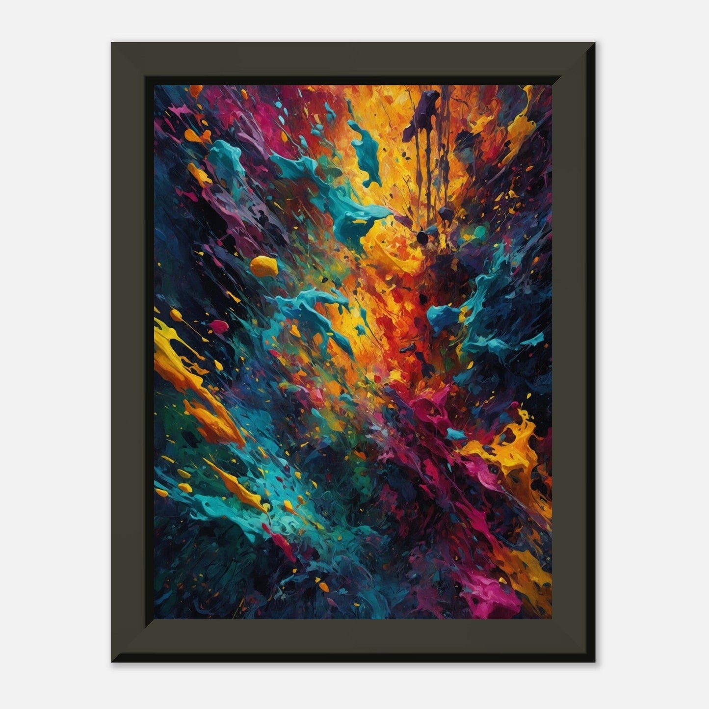 Abstract Allegory: Vibrant Vision Print Material Modern Masterpieces 15x20 cm / 6x8″ 