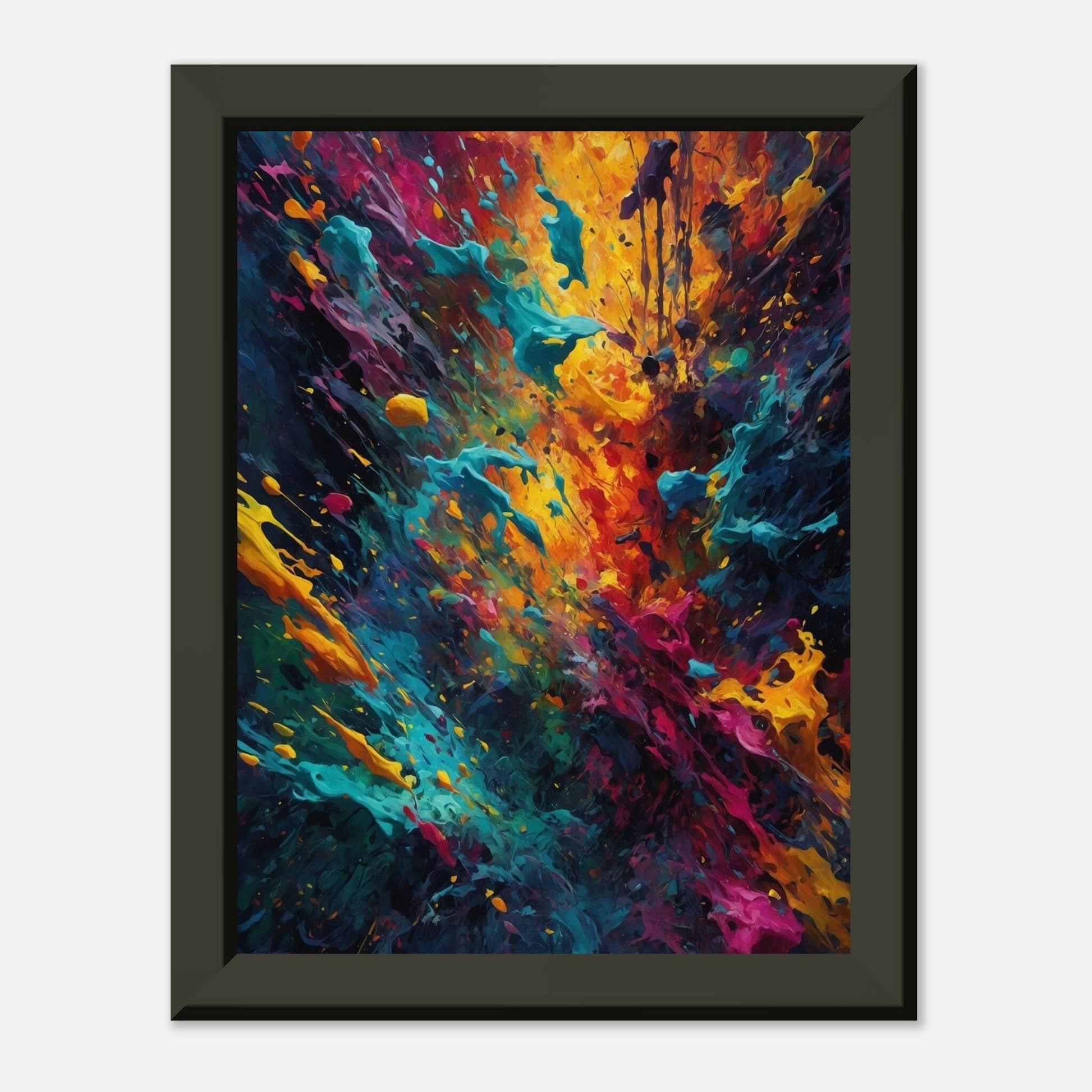 Abstract Allegory: Vibrant Vision Print Material Modern Masterpieces 15x20 cm / 6x8″ 