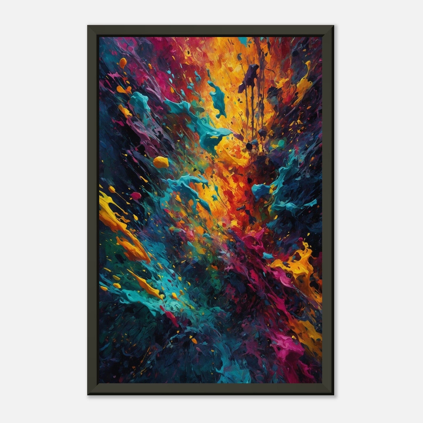 Abstract Allegory: Vibrant Vision Print Material Modern Masterpieces 28x43 cm / XL (11x17″) 