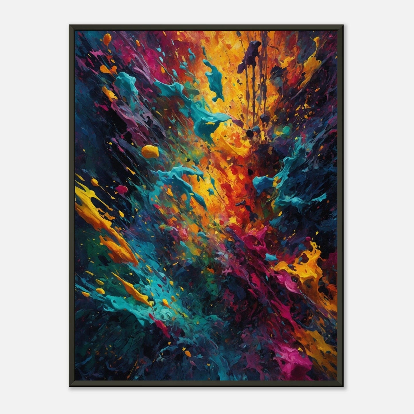 Abstract Allegory: Vibrant Vision Print Material Modern Masterpieces 60x80 cm / 24x32″ 