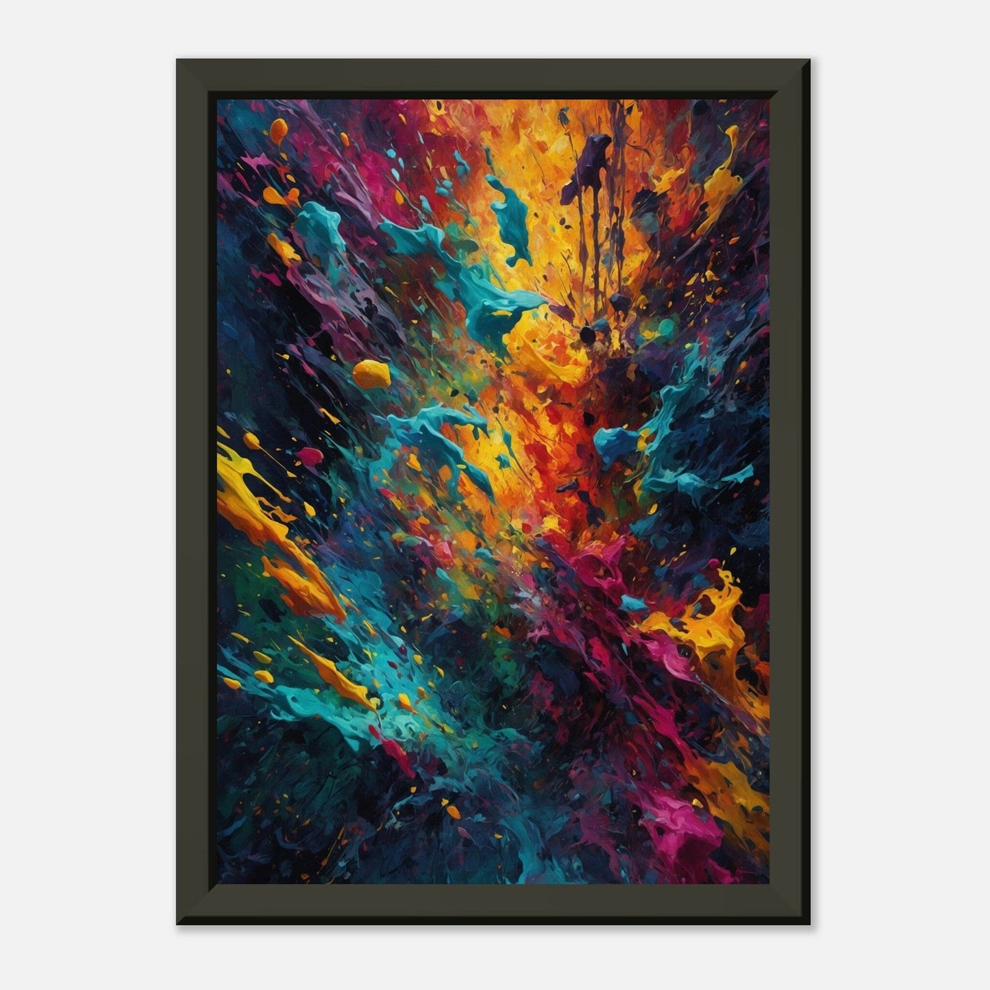 Abstract Allegory: Vibrant Vision Print Material Modern Masterpieces A4 21x29.7 cm / 8x12″ 