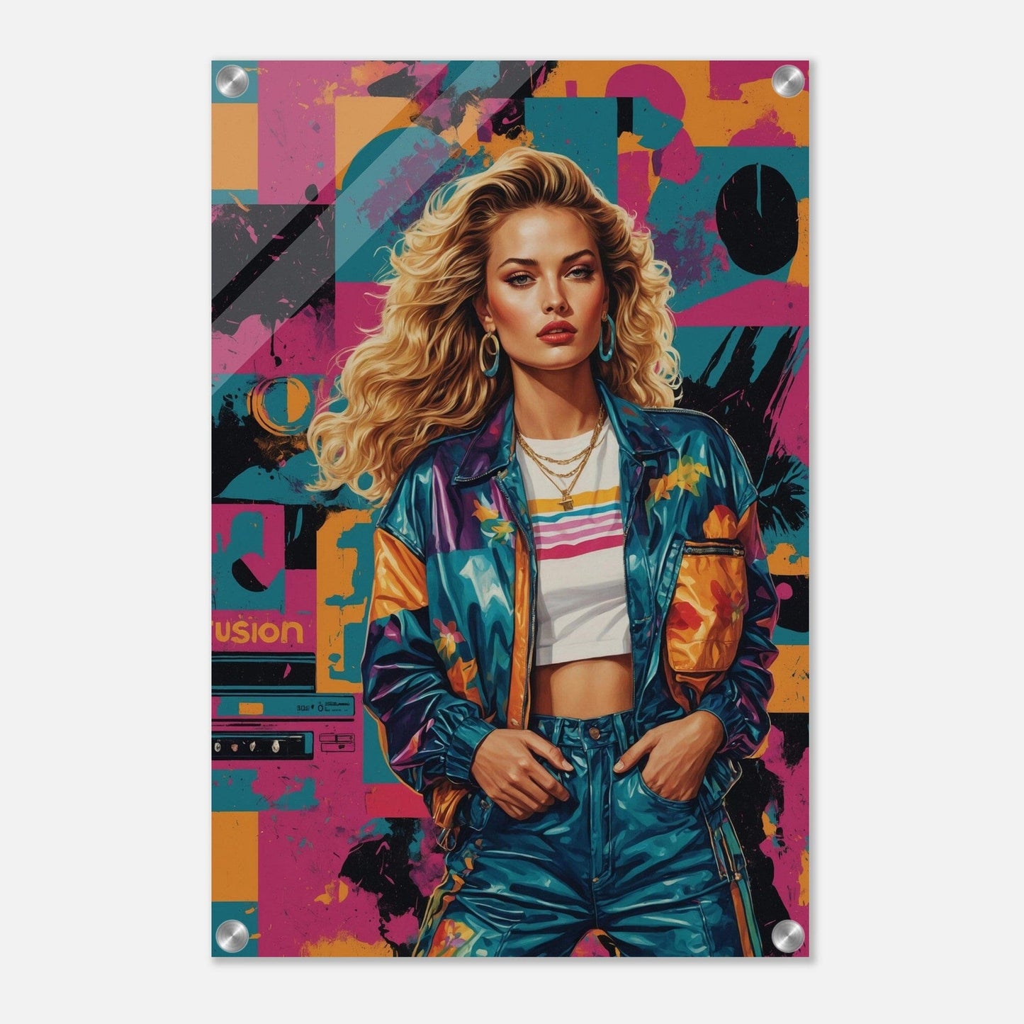Acrylic Print - Moderne Kunstwerke mit glänzendem Finish Print Material Modern Masterpieces 40x60 cm / 16x24″ 