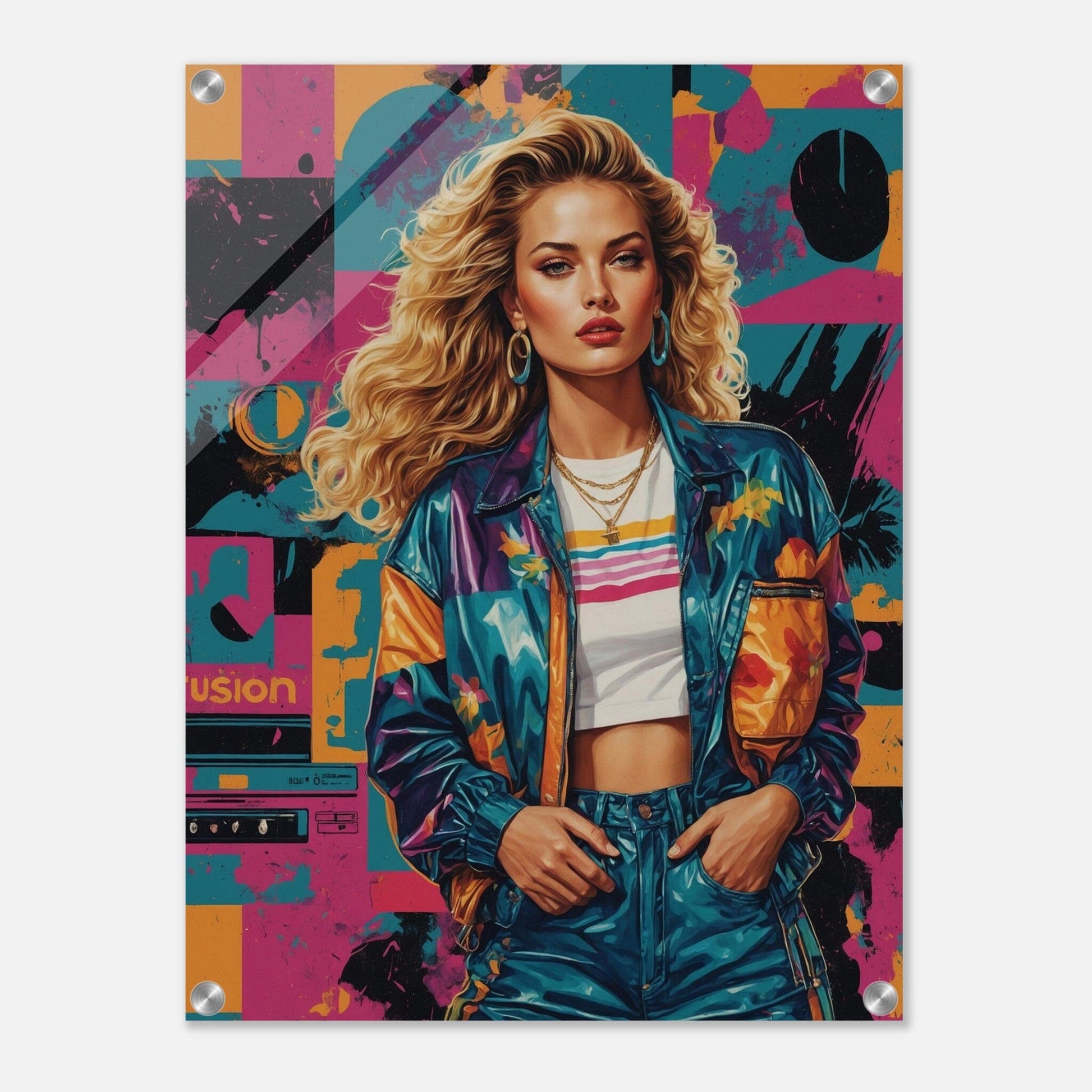 Acrylic Print - Moderne Kunstwerke mit glänzendem Finish Print Material Modern Masterpieces 45x60 cm / 18x24″ 