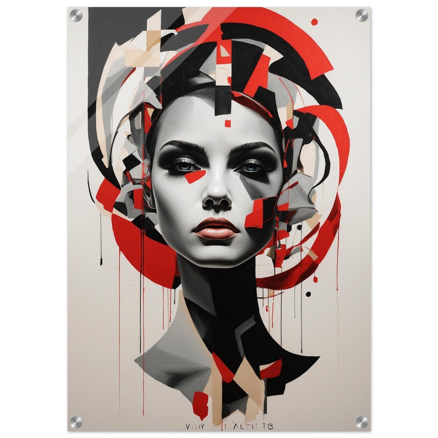 Acrylic Print - Moderne Kunstwerke mit glänzendem Finish Print Material Modern Masterpieces 50x70 cm / 20x28″ 