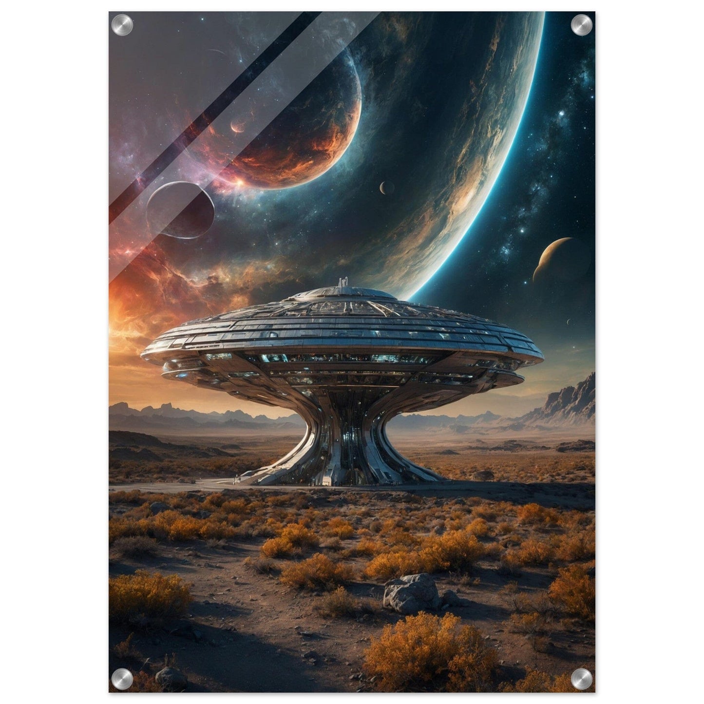 Acrylic Print - Moderne Kunstwerke mit glänzendem Finish Print Material Modern Masterpieces 50x70 cm / 20x28″ 