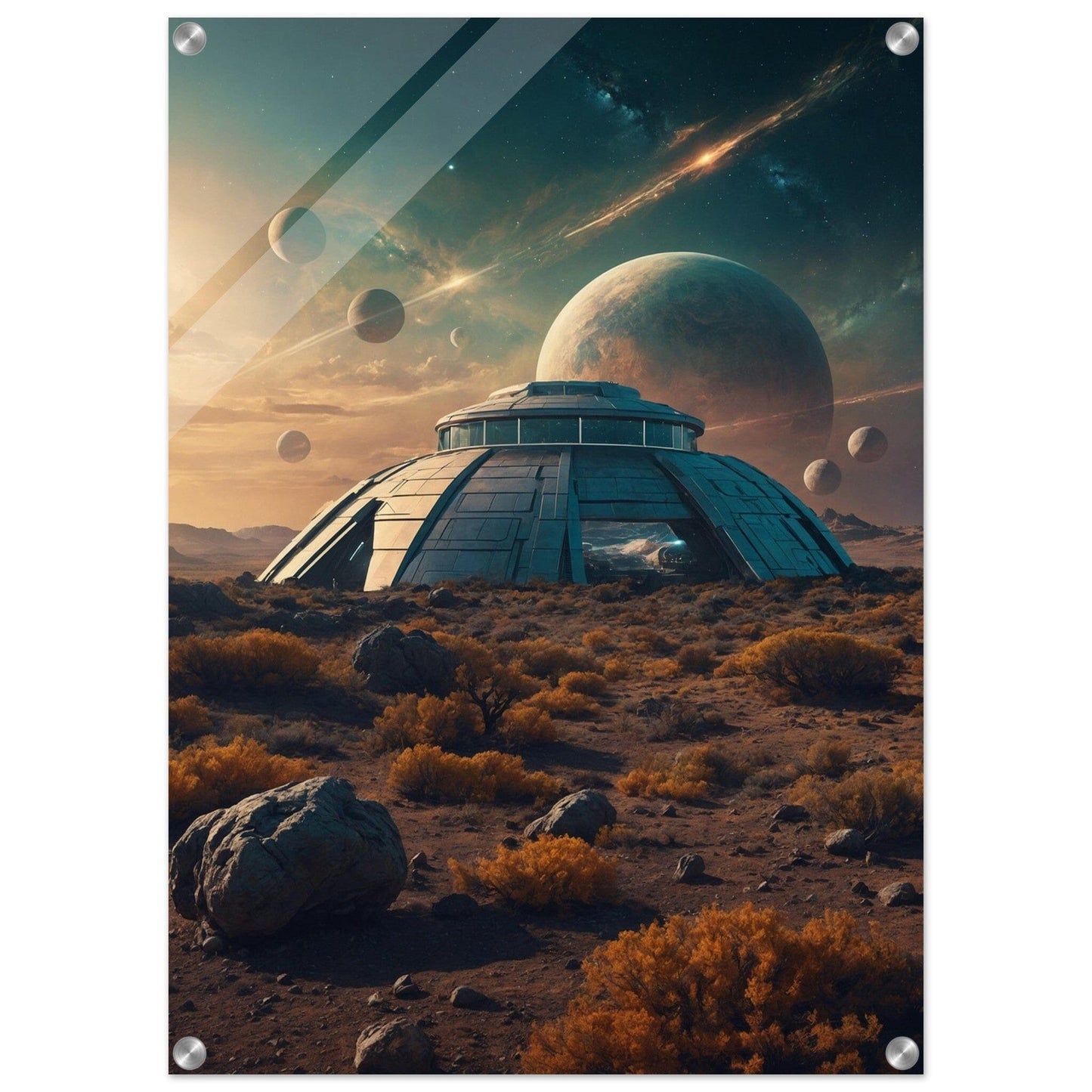 Acrylic Print - Moderne Kunstwerke mit glänzendem Finish Print Material Modern Masterpieces 50x70 cm / 20x28″ 