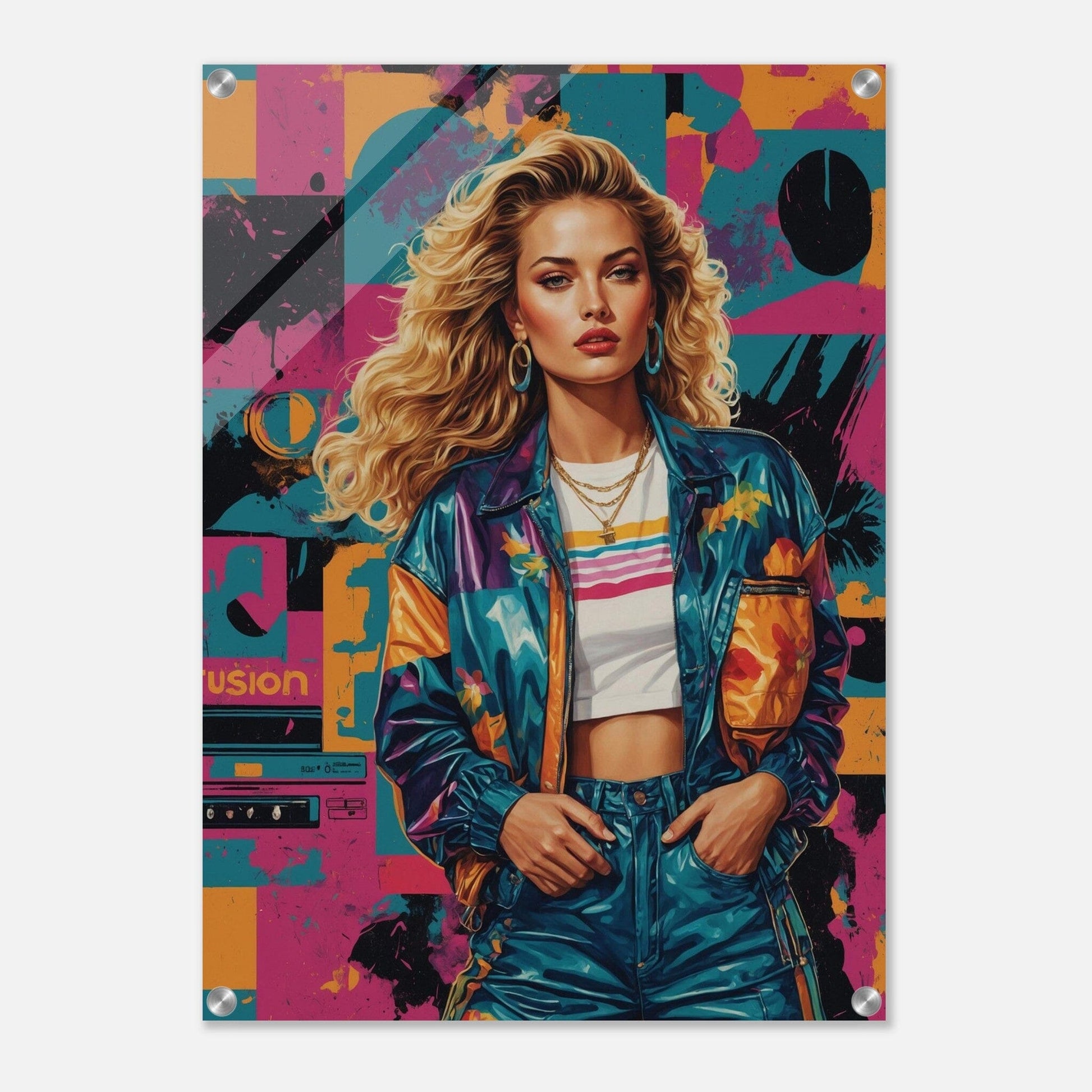 Acrylic Print - Moderne Kunstwerke mit glänzendem Finish Print Material Modern Masterpieces 50x70 cm / 20x28″ 