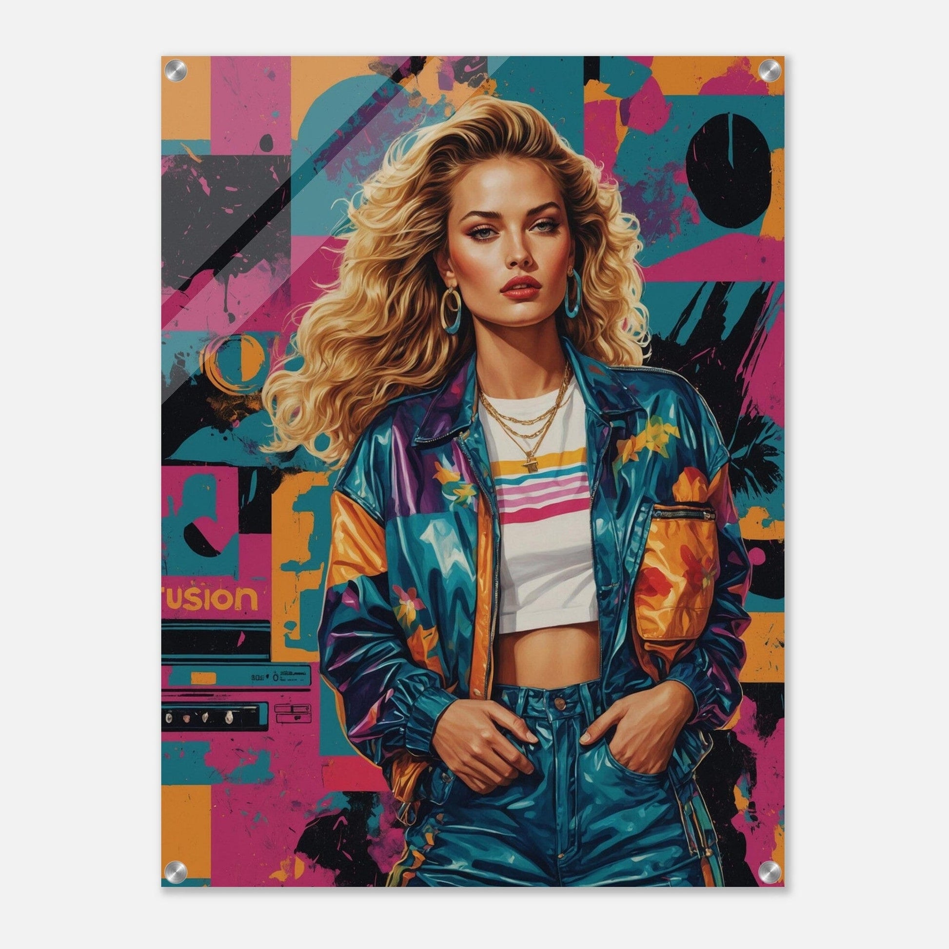 Acrylic Print - Moderne Kunstwerke mit glänzendem Finish Print Material Modern Masterpieces 60x80 cm / 24x32″ 