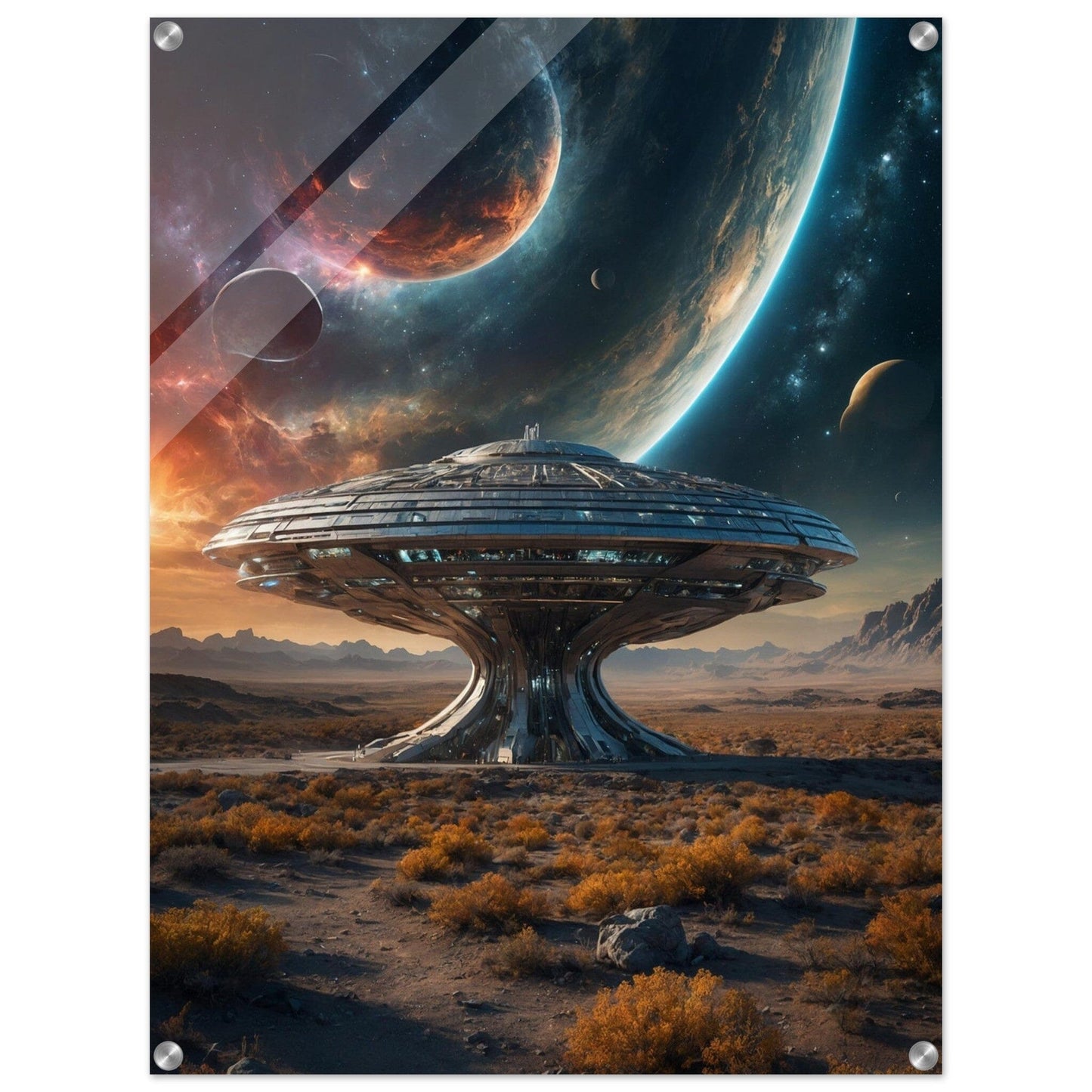 Acrylic Print - Moderne Kunstwerke mit glänzendem Finish Print Material Modern Masterpieces 60x80 cm / 24x32″ 